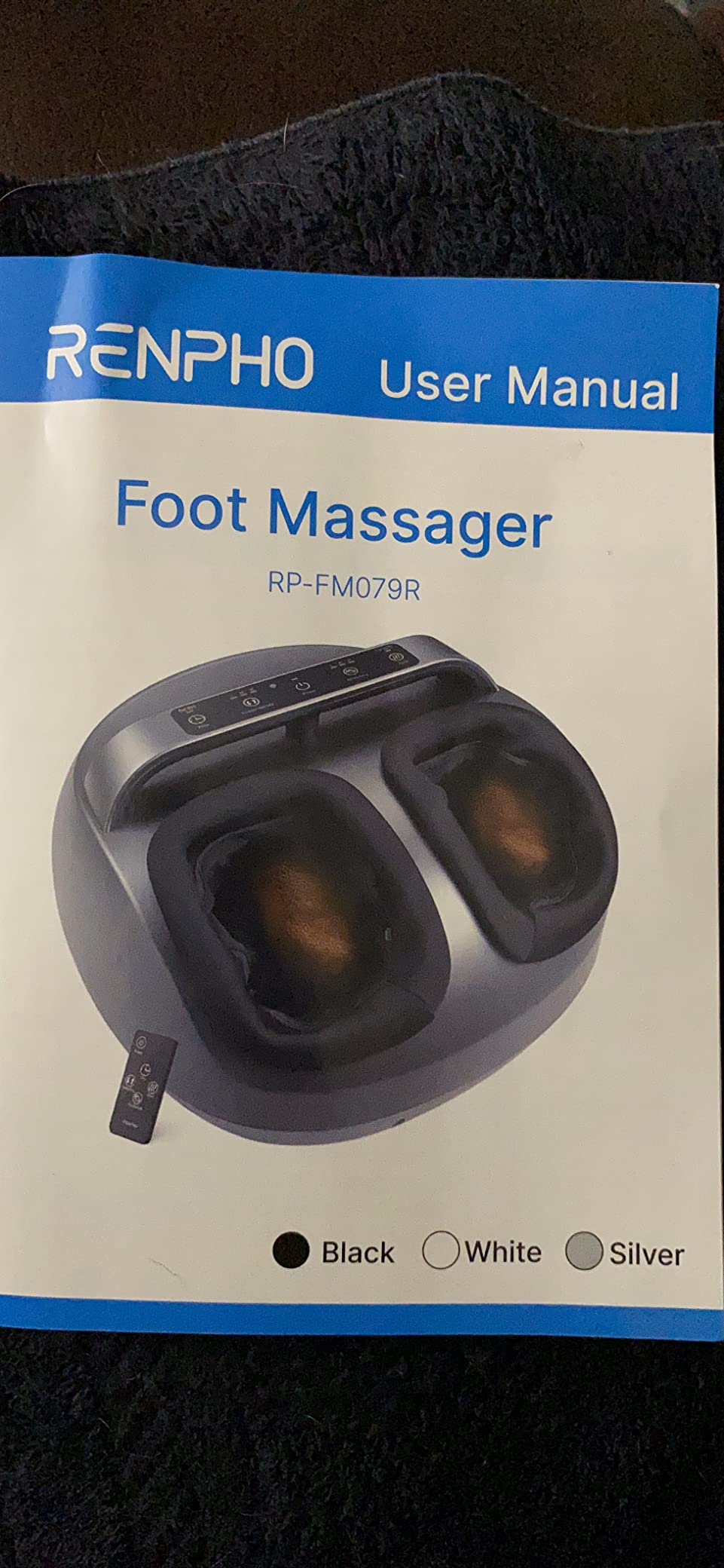 RENPHO 4-in-1 Customizable Electric Shiatsu FSA Foot Massager with Heat | 3 Modes & 4 Levels Compression Massage for Tired Feet, 3 Modes Timing, FSA Eligible HSA, Gifts for Women & Men, Size 14 customer photo 2
