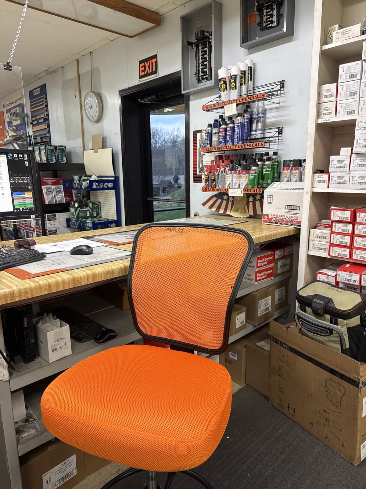 Armless Drafting Chair Tall Office Chair Adjustable Height High Back Ergonomic Desk Chair Drafting Stool Rolling Bar Stools Chairs with Footrest and Wheels customer photo 1