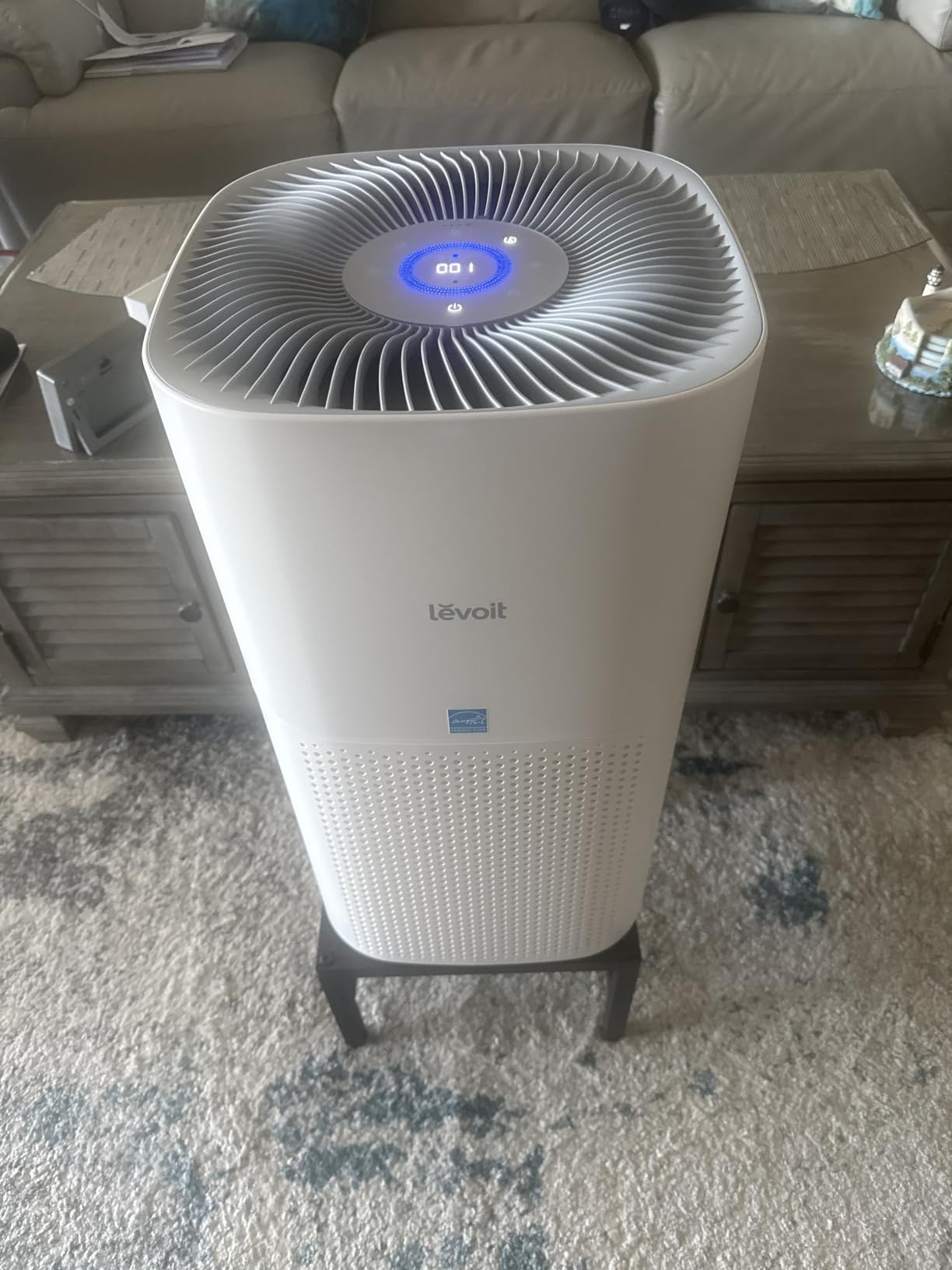 Levoit Smart Air Purifiers for Home Large Room up to 2933 Ft², Core 600S-P | HEPA Sleep Mode, Remote Control, by Alexa&APP, AHAM VERIFIDE, Energy efficient 3-in-1 Filter For Smoke, Pet Odor, Dust, White customer photo 2