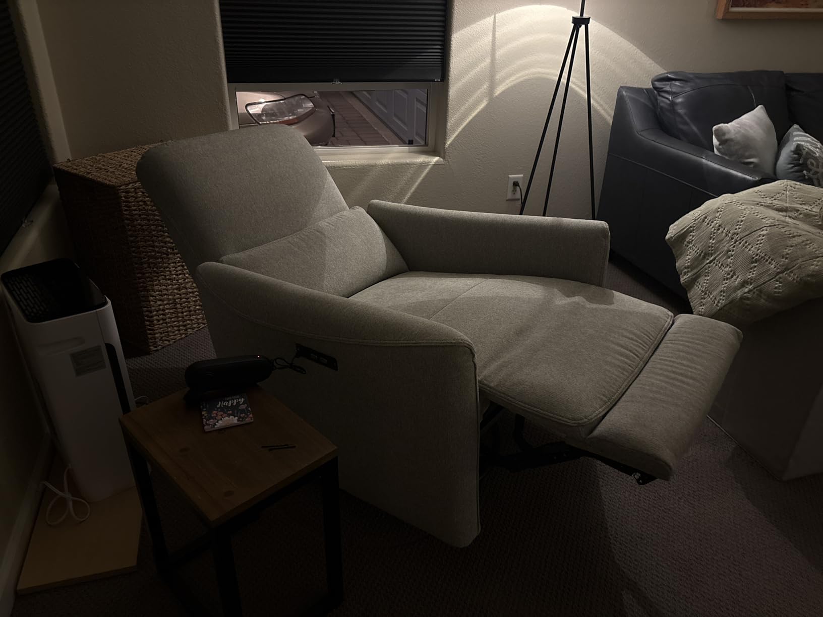 CHITA Power Swivel Glider Recliner Chair, Nursery Glider, Medium, Dove Grey | FSC Certified Upholstery Rocking Chair, Lumbar Support, Reclining Chair for Living Room / Nursery customer photo 2