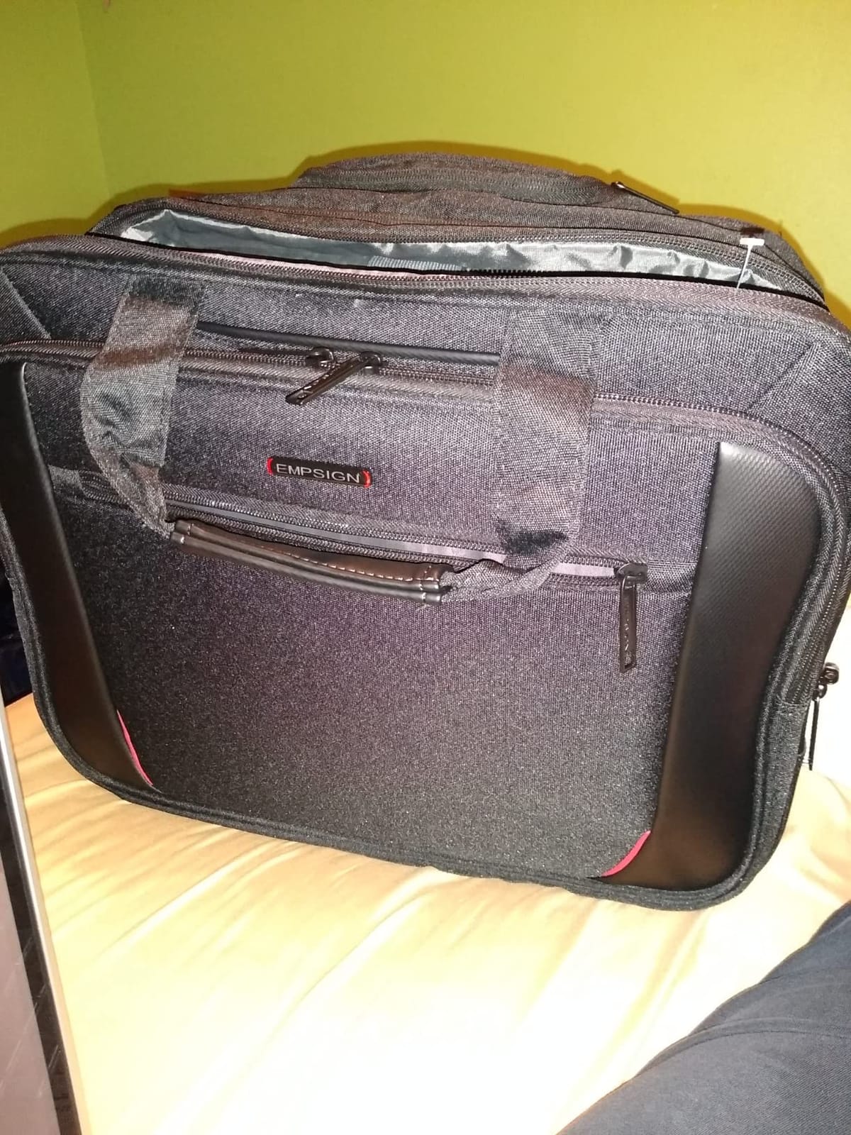 EMPSIGN 17.3 Inch Rolling Laptop Bag for Women/Men, Black | Waterproof Rolling Computer Bag, Carry-on Briefcase with Wheels, Personal Item Suitcase for Travel/Work/Business customer photo 2