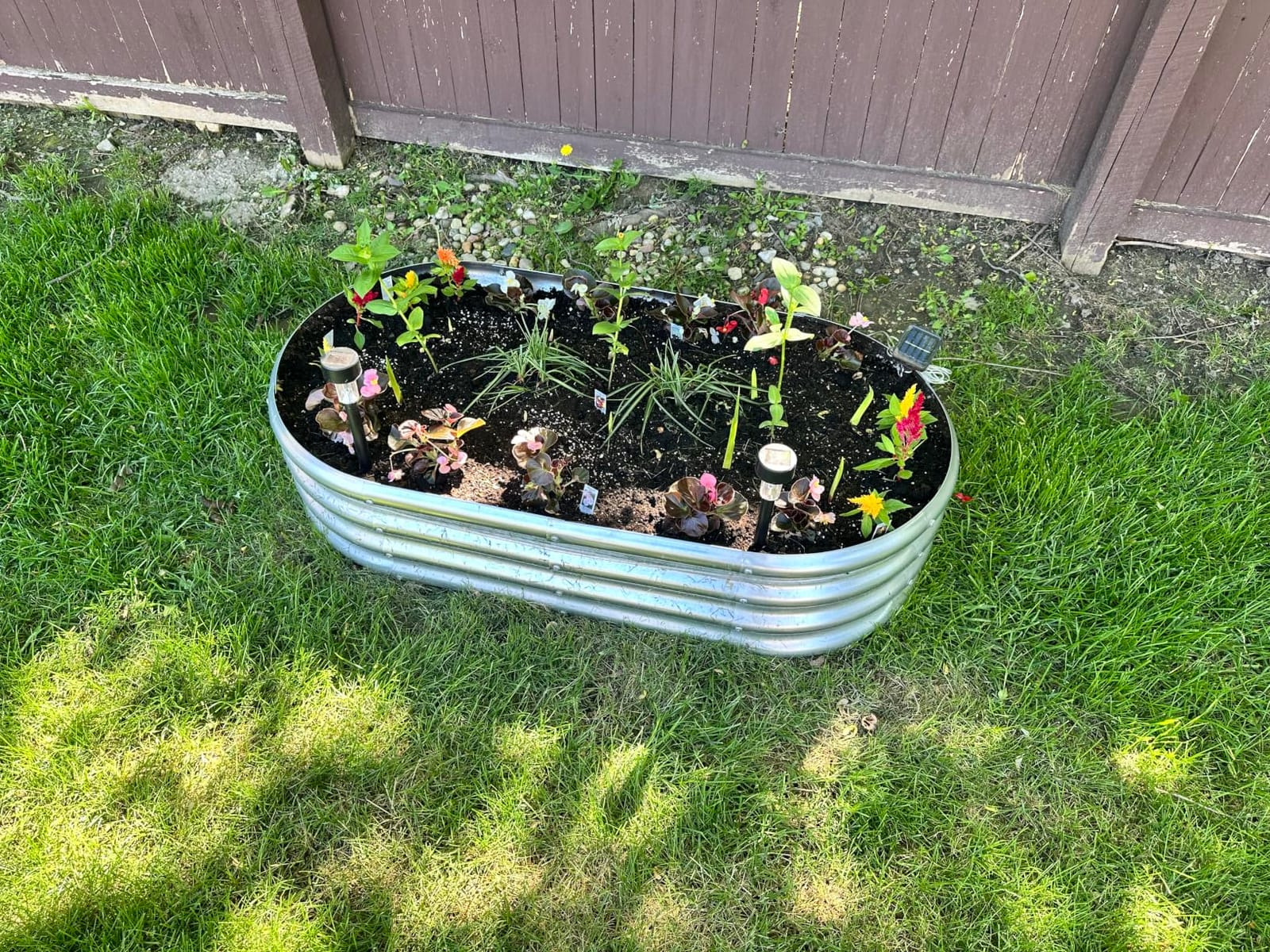 Land Guard Galvanized Raised Garden Bed Kit, Galvanized Planter Garden Boxes Outdoor, Oval Large Metal Raised Garden Beds for Vegetables customer photo 1