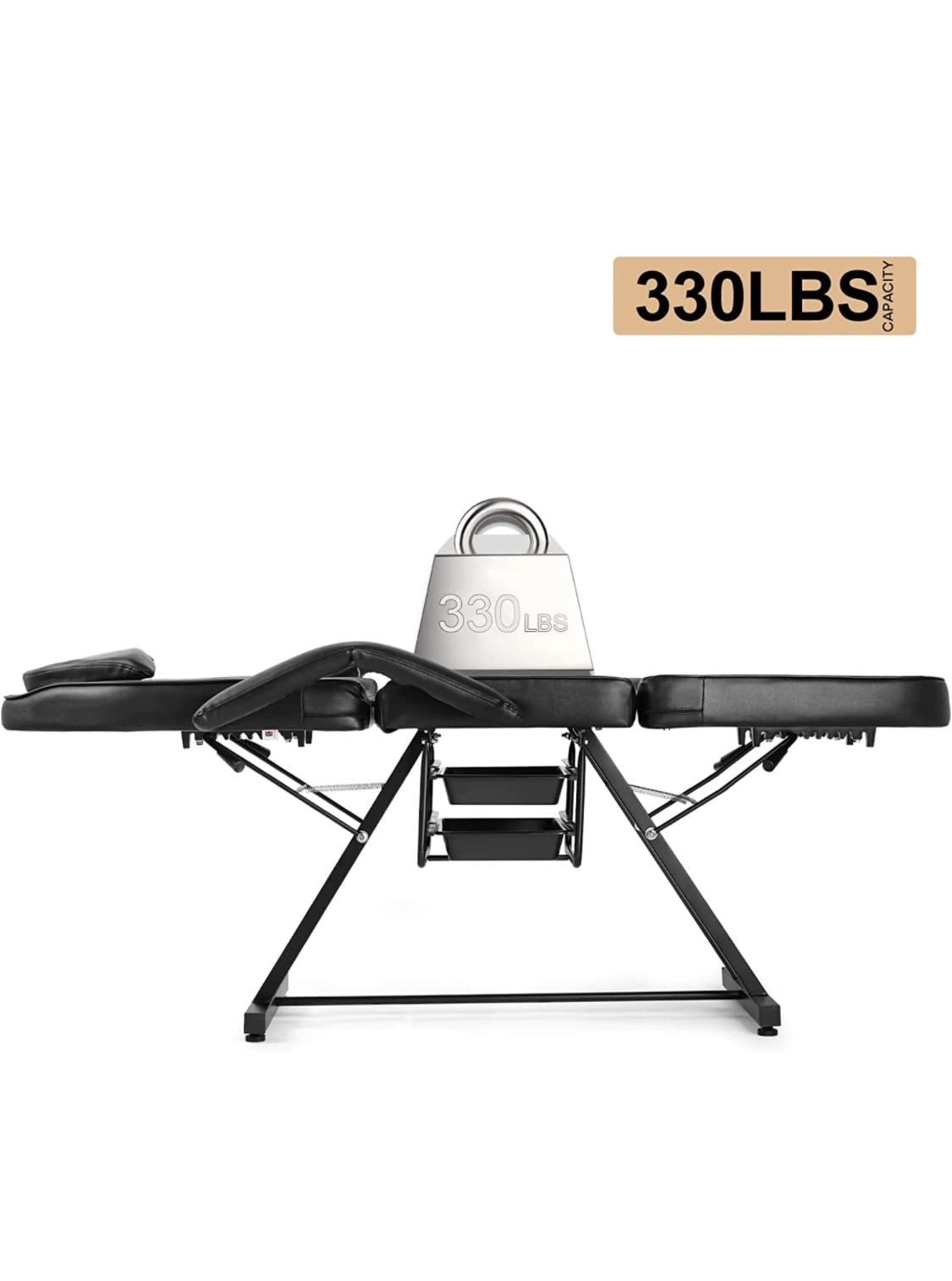Artist hand Hydraulic Facial Table Tattoo Chair Massage Bed Adjustable Professional for Esthetician Beauty Spa Lash Bed for Eyelash Extensions Salon Equipment Barber Salon (White) customer photo 2