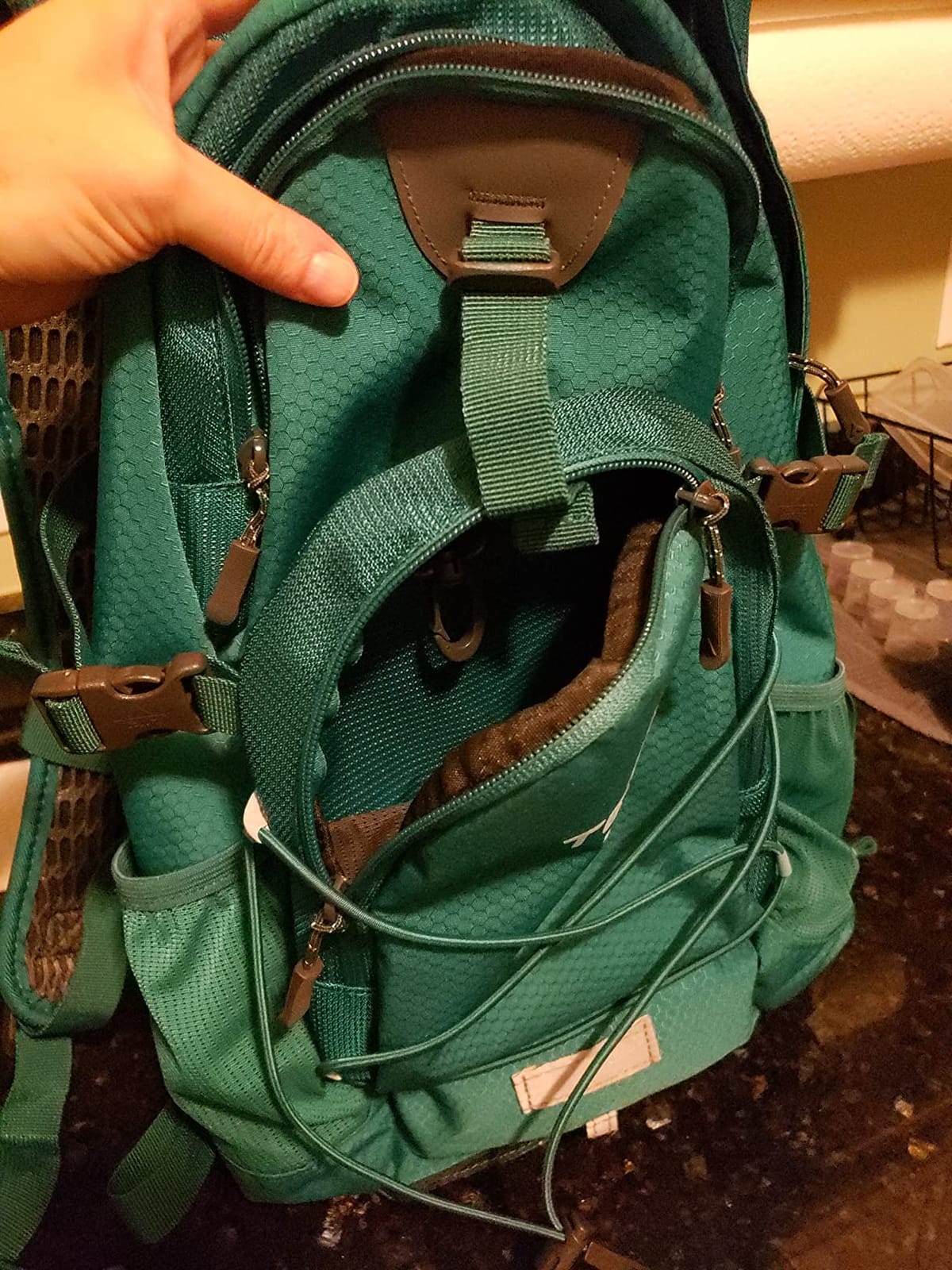 Teton Oasis/Trailrunner Hydration Backpack - Lightweight Water Pack with 2L/3L Bladder for Hiking, Running, Cycling, Biking 18L/22L Sizes - Sewn-in Rain Cover customer photo 1