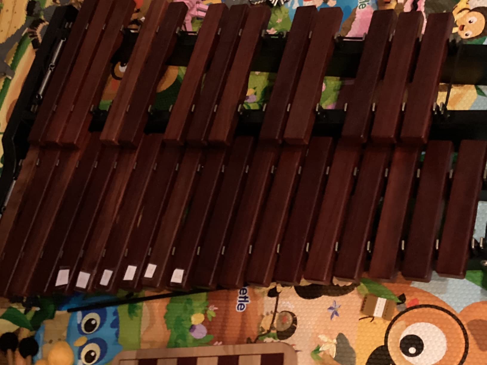32 Note Xylophone Professional Wooden Glockenspiel Xylophone with Mallet and Adjustable Stand customer photo 2