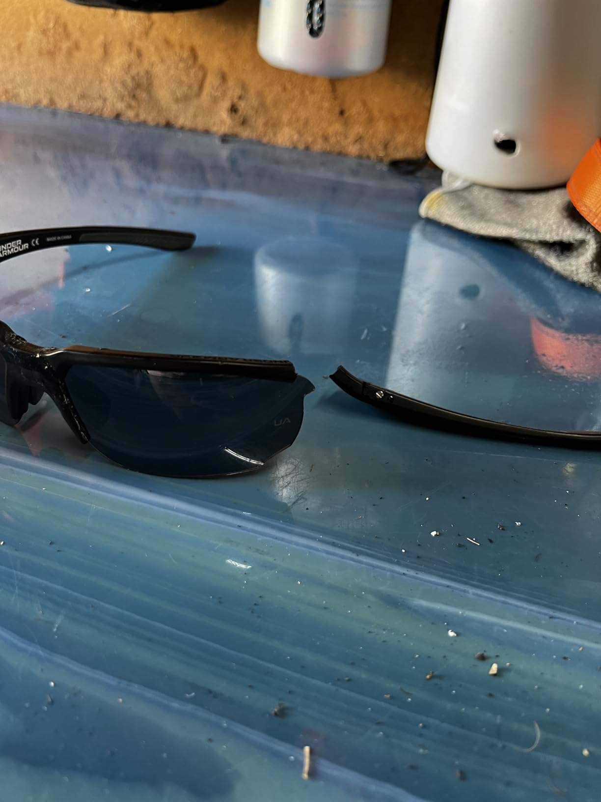Under Armour mens Ua 0012/S Wrap Sunglasses customer photo 1