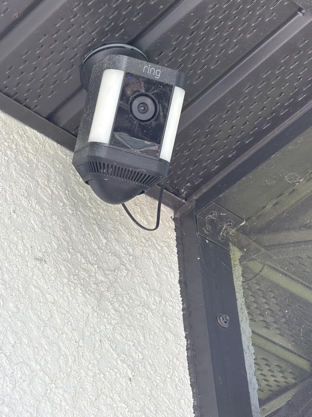 Ring Spotlight Cam Plus, Battery, Home or business security with HD video, Two-Way Talk, Color Night Vision, and Security Siren, Black customer photo 1