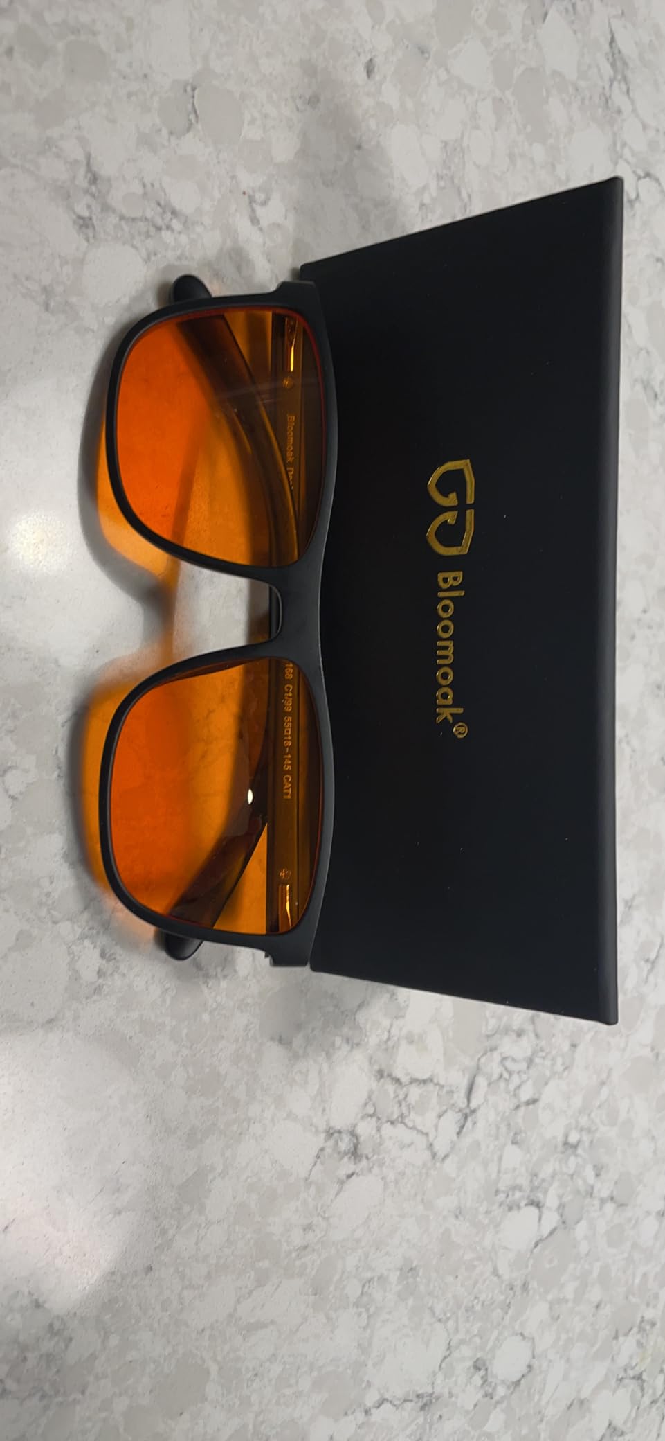 Bloomoak-99% Blue Light Blocking Glasses - Gaming Glasses - Anti Glare - Anti Fatigue -Suitable for Screens, Games, TVs customer photo 1