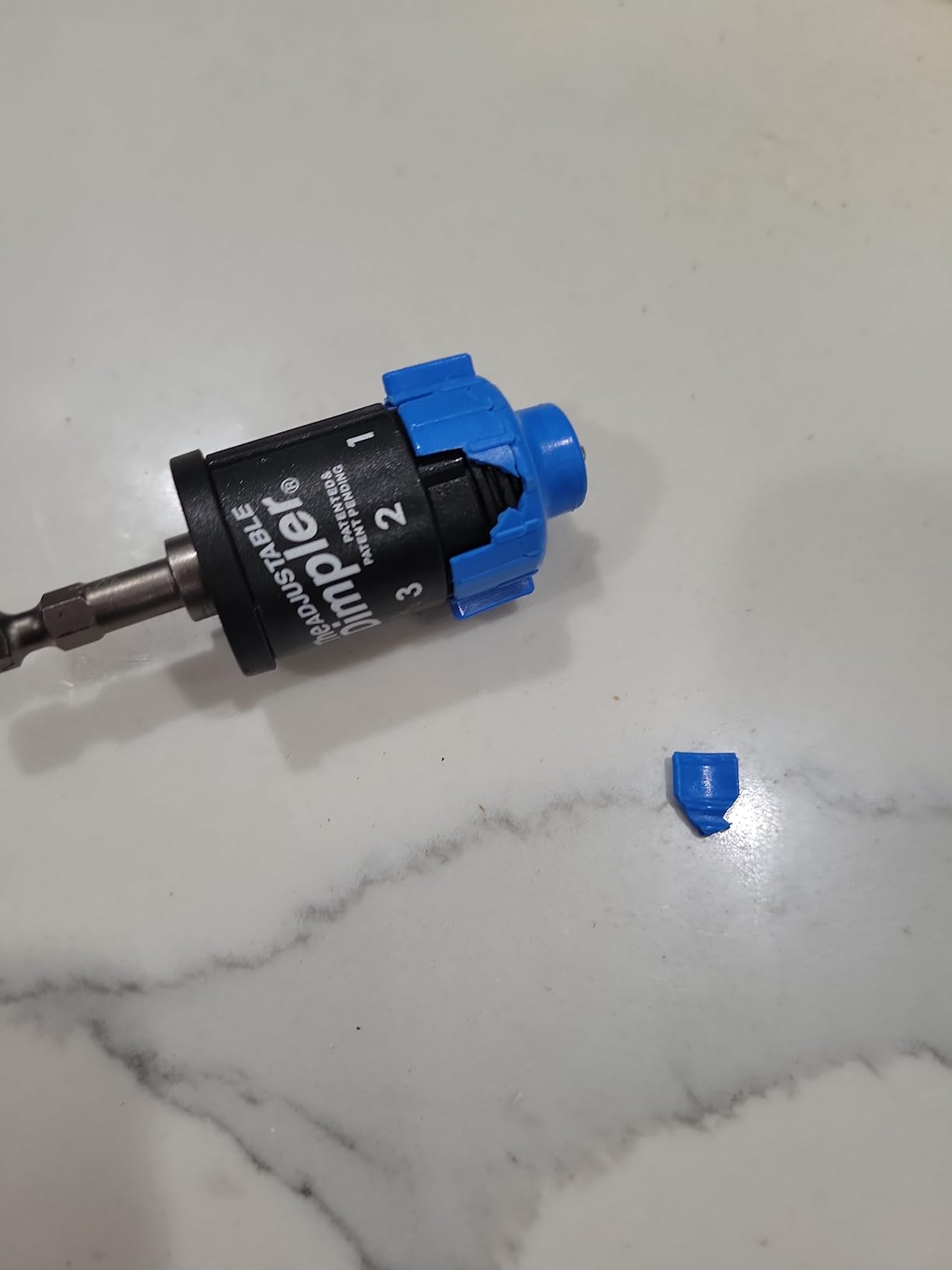 Adjustable DIMPLER - Drywall Bit & Screw Driving Attachment, Converts Drill and Impact drill into a Drywall and Deck Screw Gun, Magnetic Screw Holder for Fast and Precise screw Installation customer photo 2