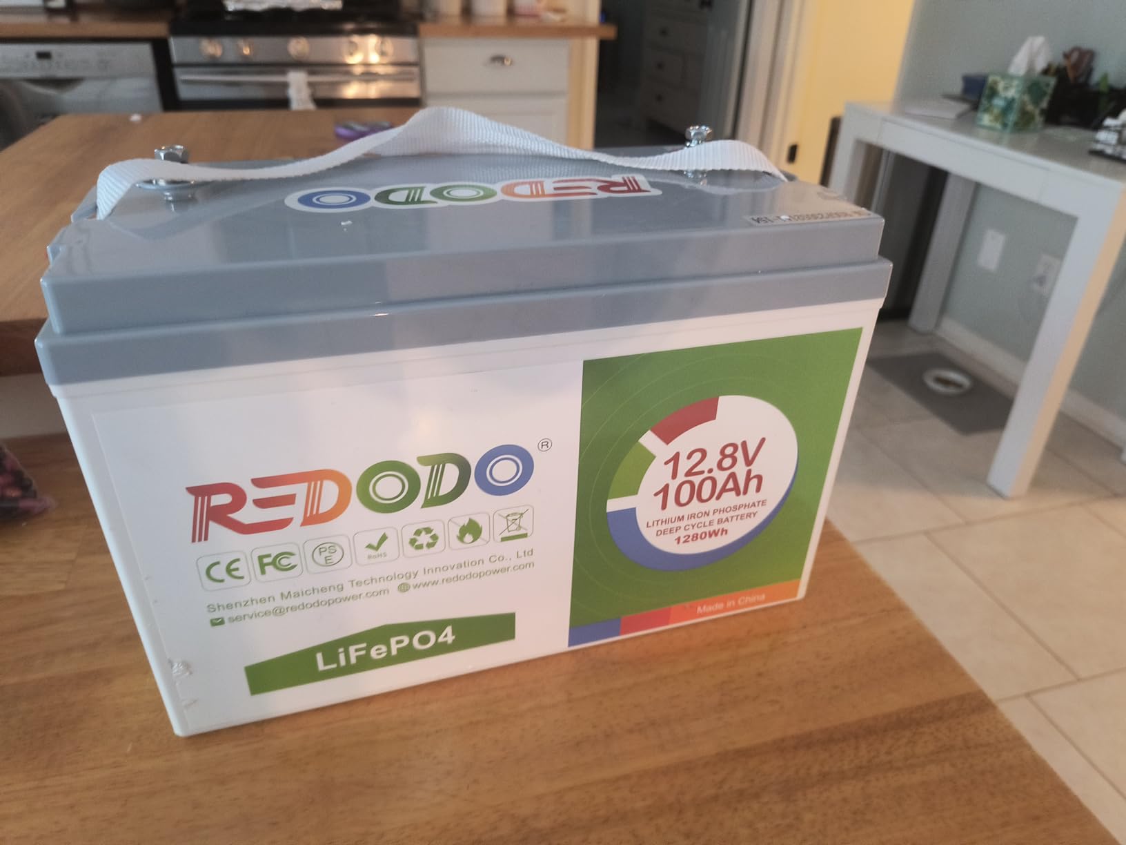 Redodo 12V 100Ah Marine LiFePO4 Battery, Group 31, for Trolling Motor | 100A BMS, 4000+ Deep Cycles, IP65 Waterproof, 1280Wh, Max. 4P4S, 10 Years Lifespan, for Boat, Kayak, Yacht customer photo 1