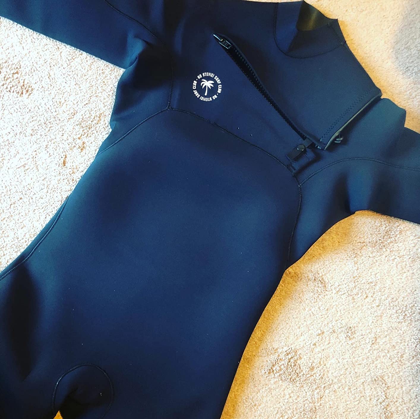 Ho Stevie! Men's Surfing Wetsuit - Chest Zip Fullsuit - Superstretch 4/3mm Neoprene with GBS Seams customer photo 1