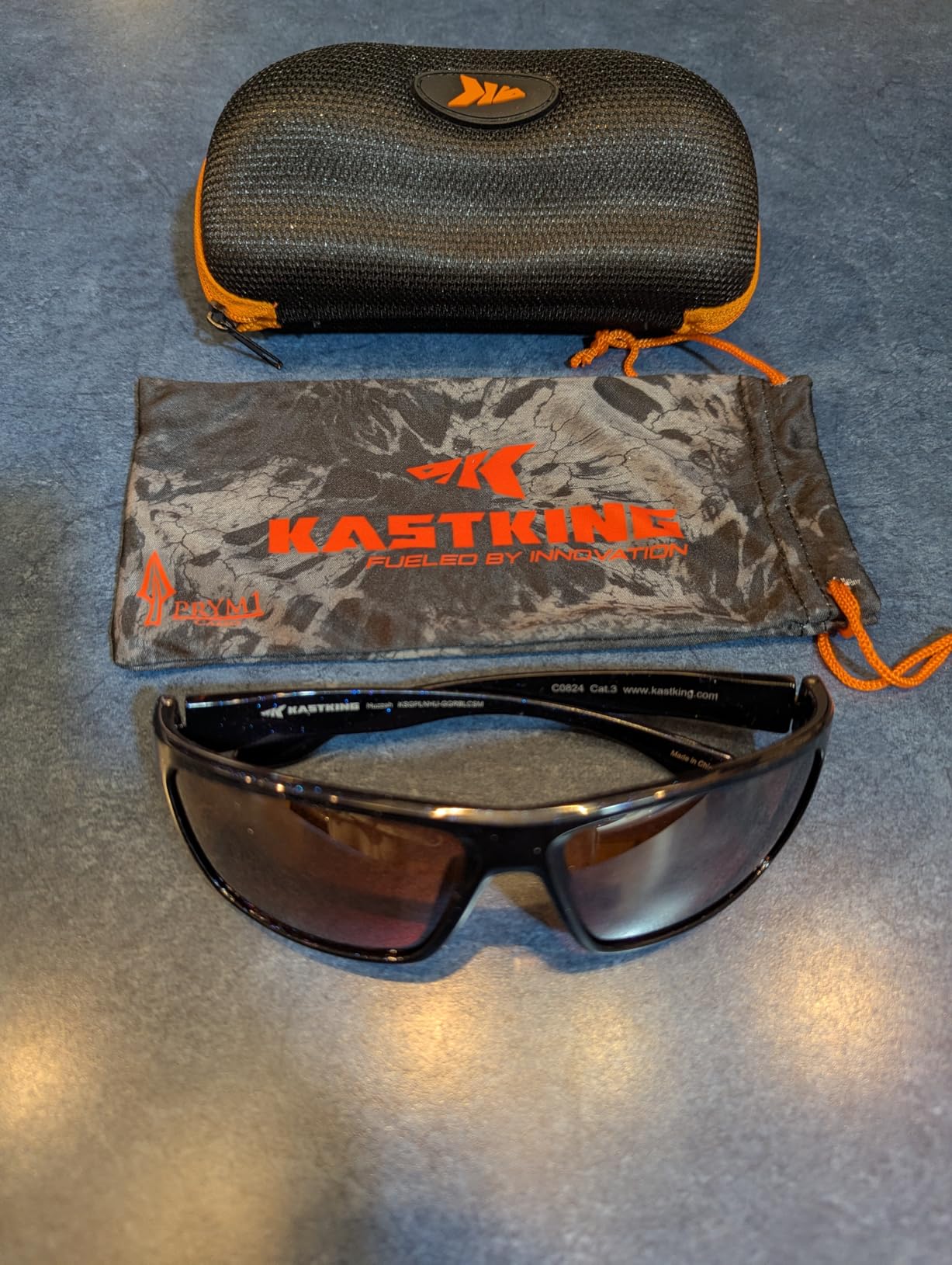 KastKing Huzzah Polarized Sport Sunglasses for Men and Women, Wrap Design | PuriVex Water & Salt Repellent, UV Protection, Lightweight, Durable, Ideal for Fishing Driving Cycling and Running customer photo 2