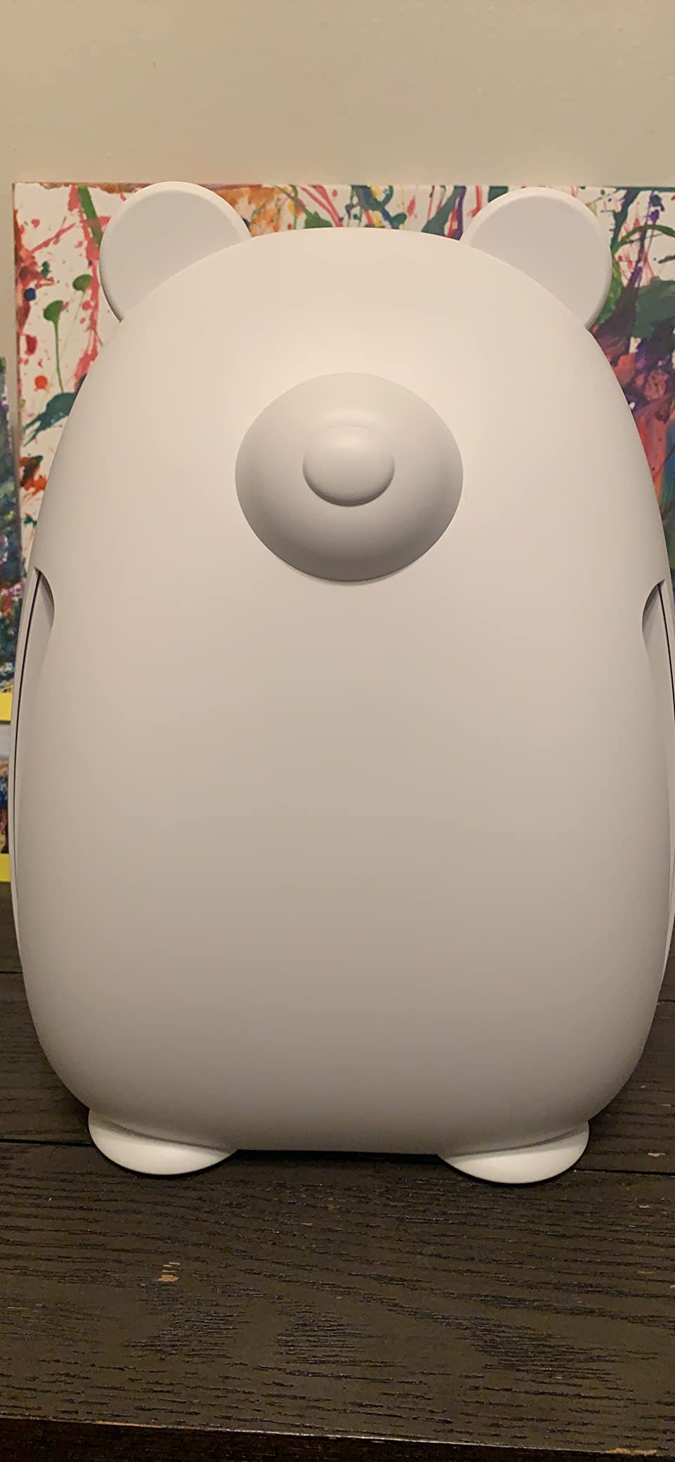 Pure Enrichment PureBaby Kids Bear Air True HEPA Air Purifier - 4 Stage Air Filtration, UV-C Light, and Night Light for Medium-Large Rooms - Baby Nurseries, Kid Bedrooms (White) customer photo 1