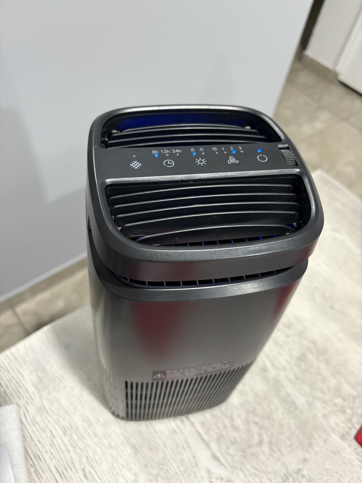 POMORON Air Purifiers for Home with Negative Ion and UV, MJ002H, Black | Negative Ion Function, UV Function, True H13 Filter, 8/12/24 hours Timer, Fragrance Diffuse customer photo 2
