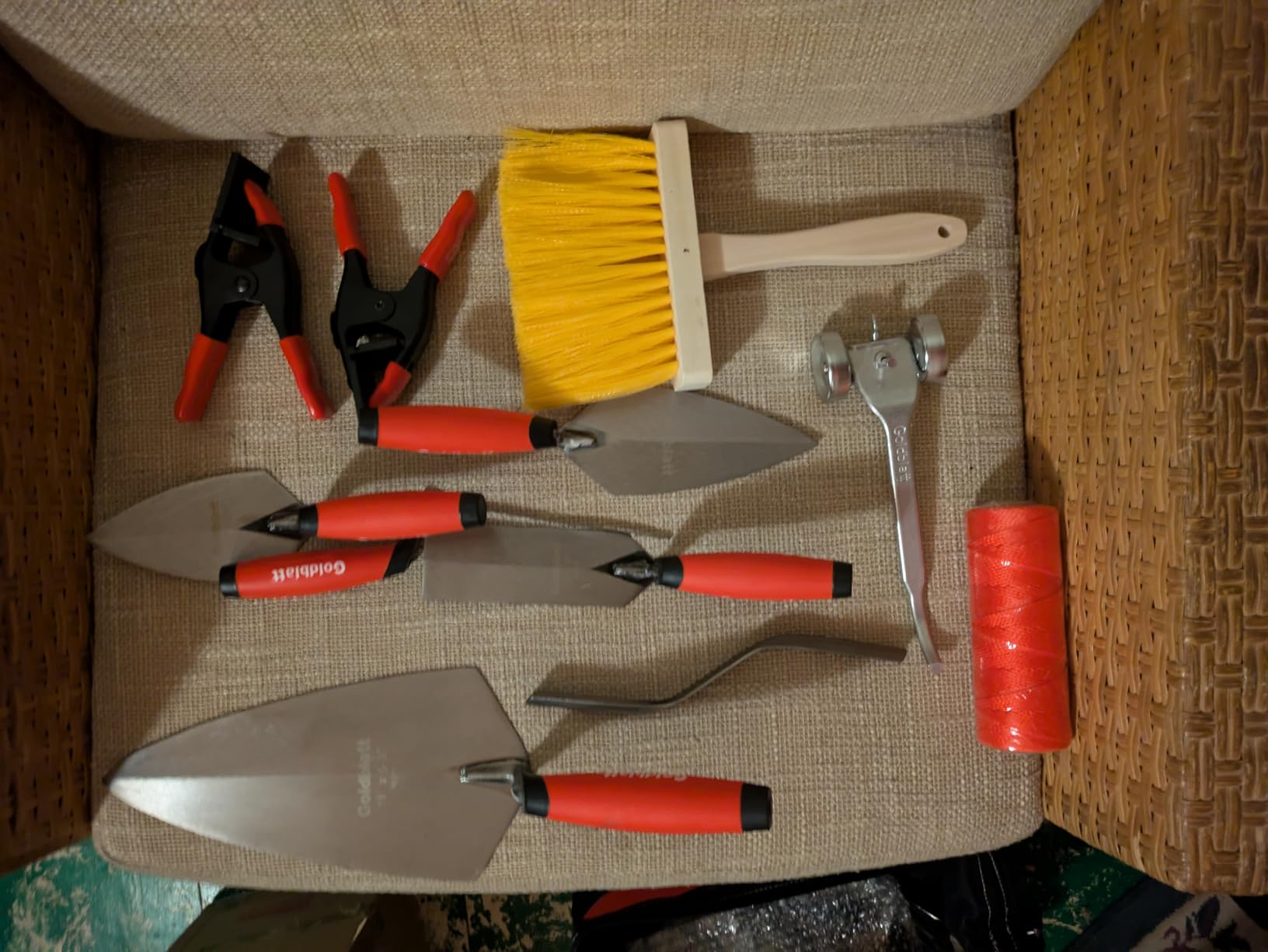 Goldblatt 12PCS Masonry Tool Set, Brick Laying Tools with Carrying Bag customer photo 1