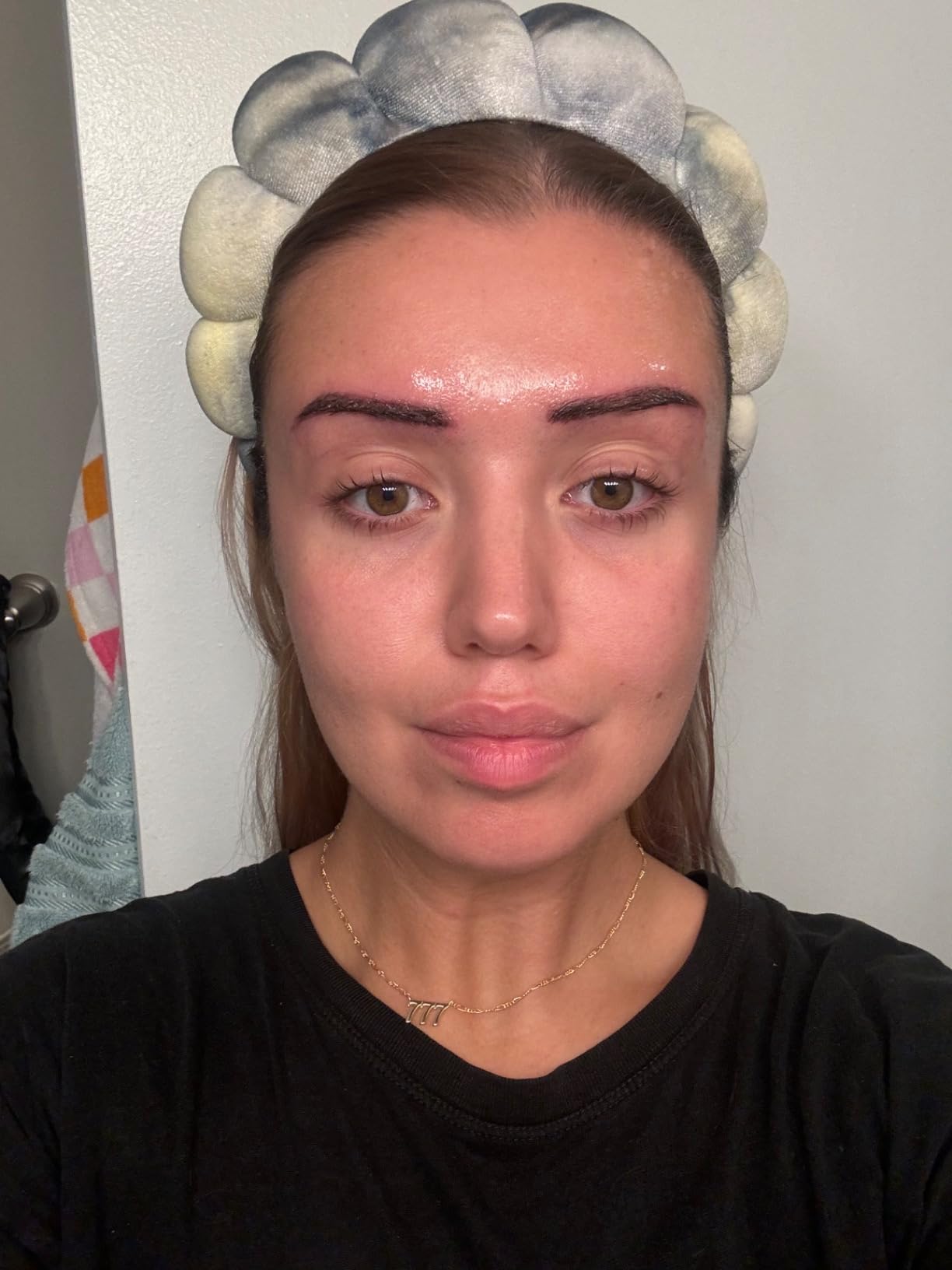 Charme Princesse Microblading Pen Kit Double Sided Manual Pen Kit with 20Pcs Needles Pigment Practice Skin Eyebrow Ruler Ring Cup for Permanent Makeup Supplies EK910S20-1 customer photo 2