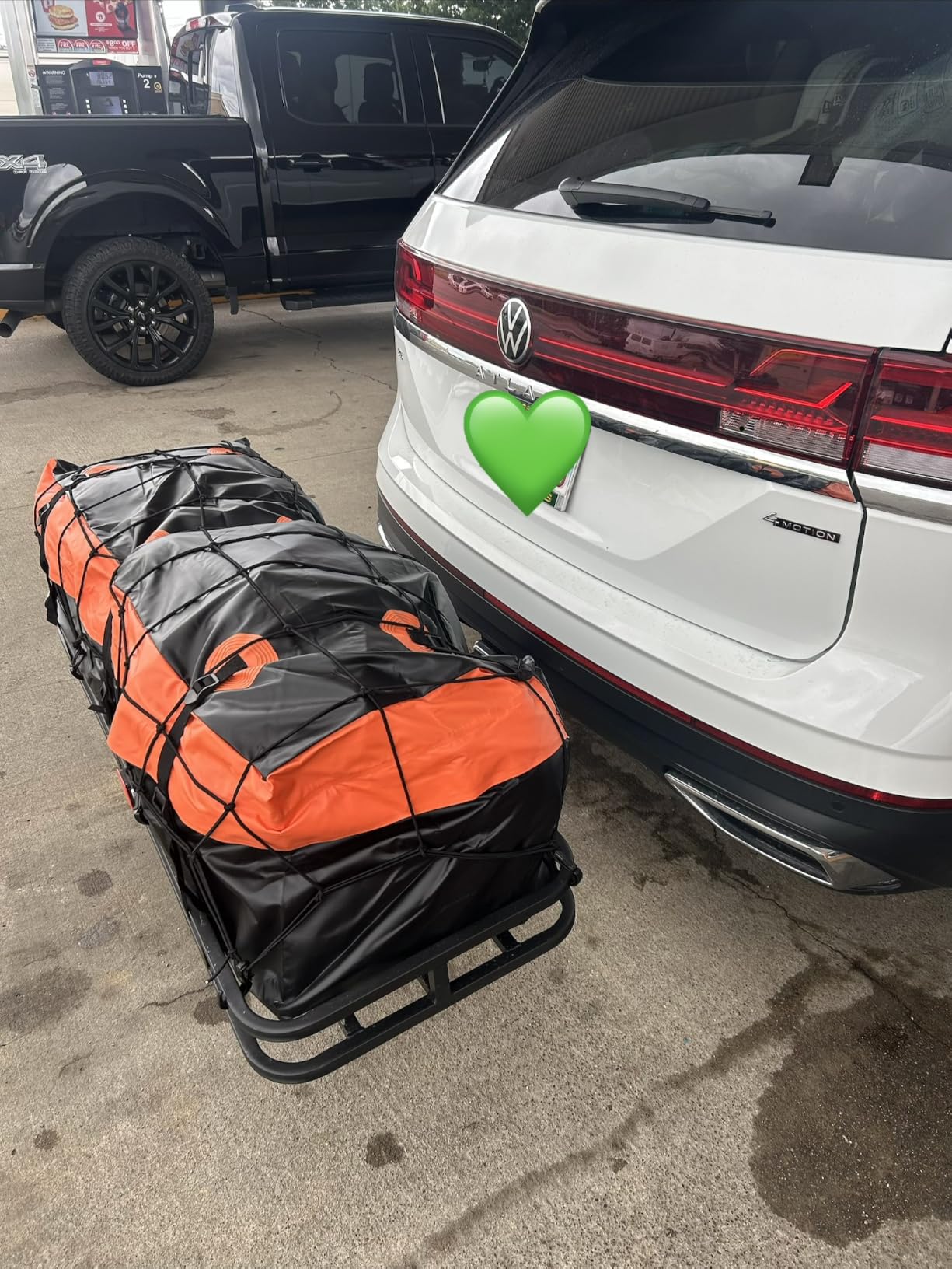 WEIZE Folding Hitch Mount Cargo Carrier Basket 60