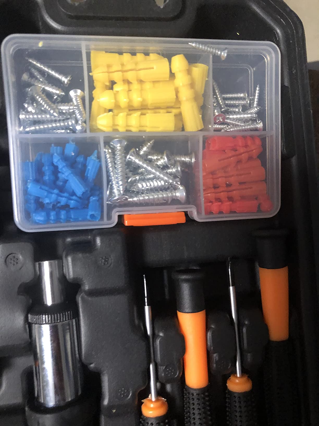 Tool Set,148-Piece Home Repair Tool Kit for Men Women College Students,Household Basic Hand Tool Sets with Case for Home Maintenance,Dorm Essentials and DIY Projects customer photo 1