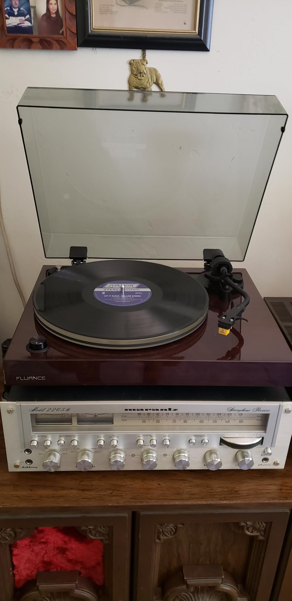 Fluance RT85N Reference High Fidelity Vinyl Turntable Record Player with Nagaoka MP-110 Cartridge, Acrylic Platter, Speed Control Motor, High Mass MDF Wood Plinth, Vibration Isolation Feet - Walnut customer photo 1