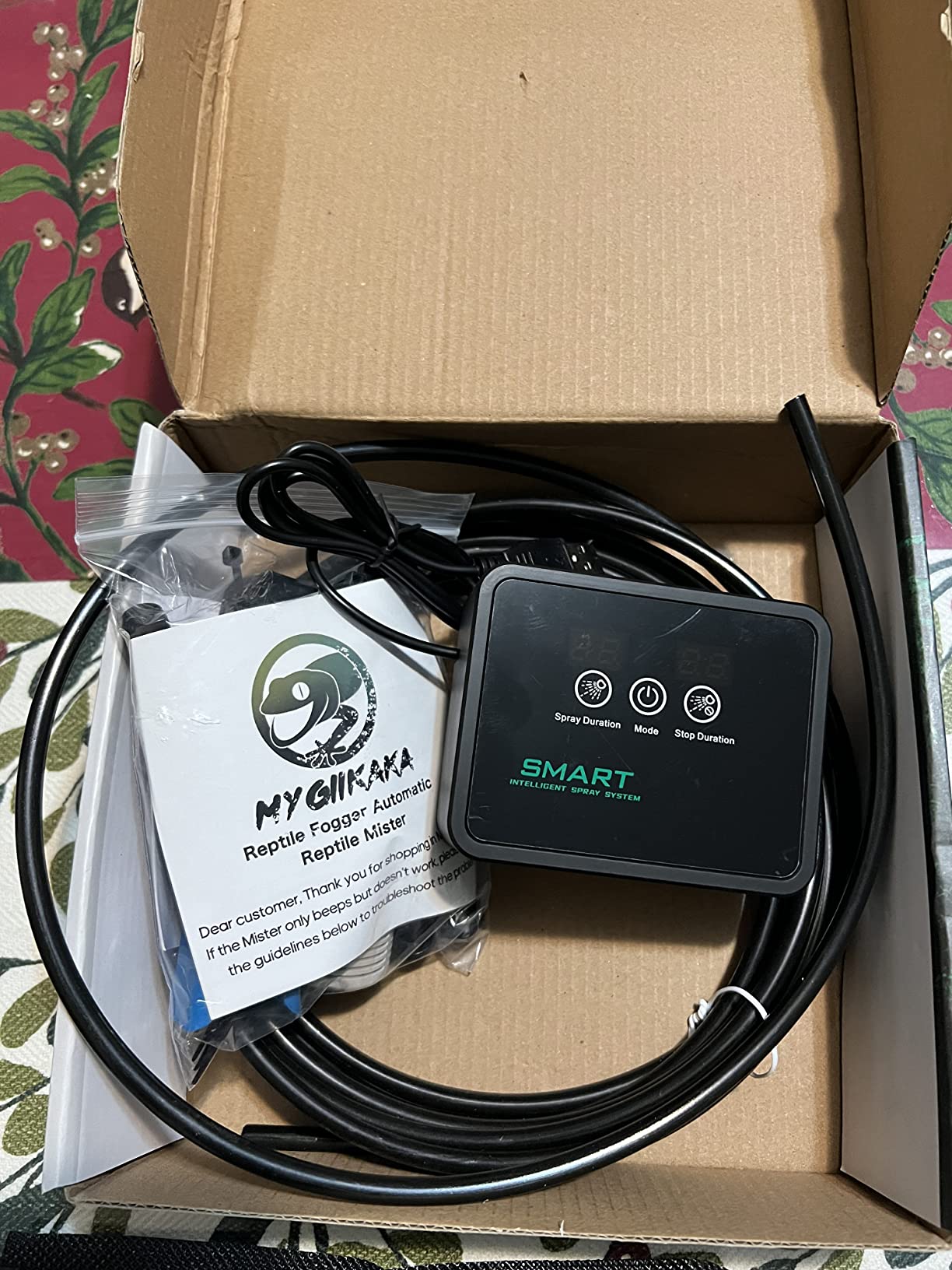 MYGIIKAKA Reptile Fogger Automatic Reptile Mister Fogger for Terrarium, Timed Terrariums Humidifiers for Chameleon/Lizard/Snake/Turtle/Frog customer photo 2