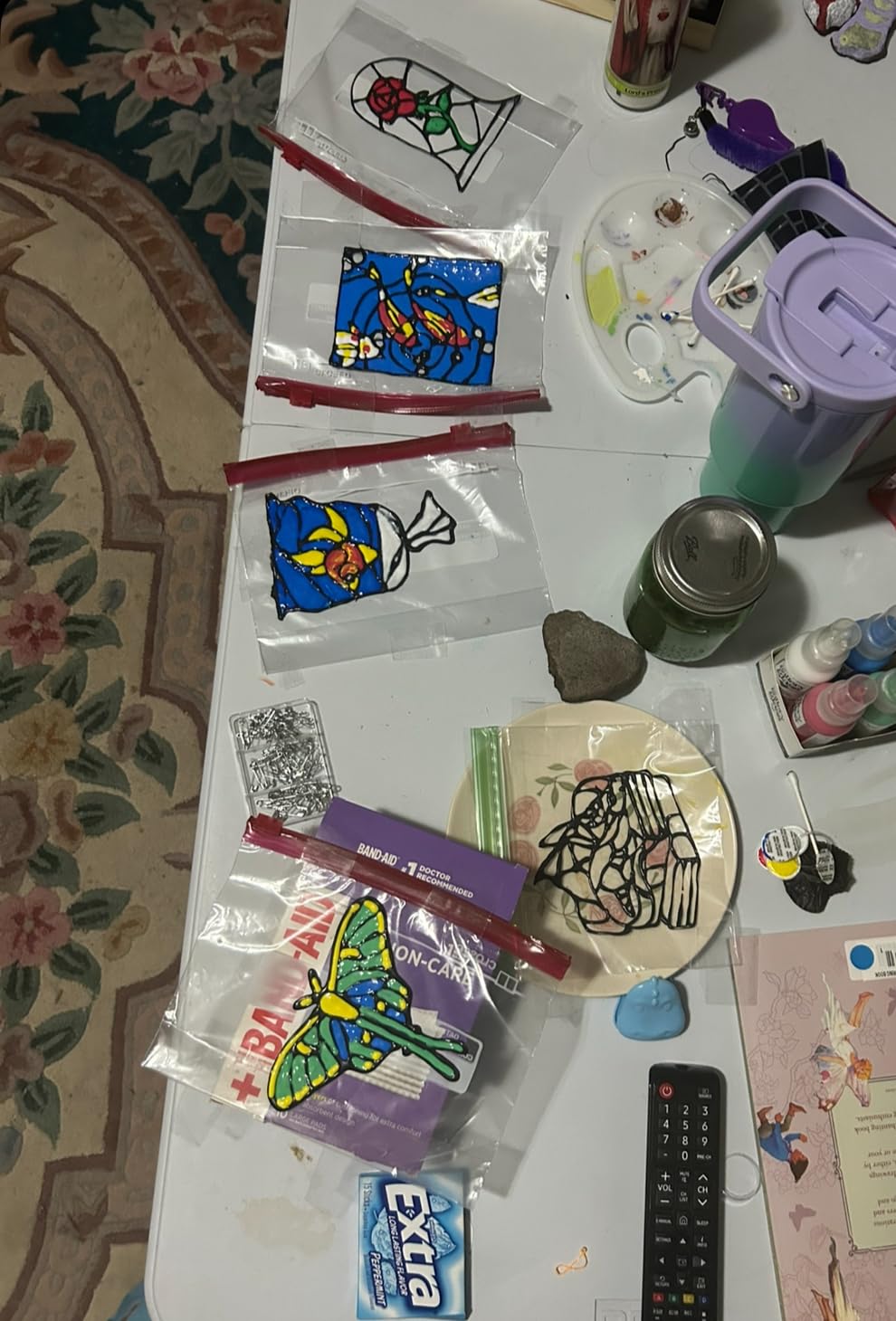 Gallery Glass, Basic Stained Kit, 6 Piece Glass Paint Set for DIY Arts and Crafts, Perfect for Beginners and Artists, 1 Count (Pack of 1) customer photo 1