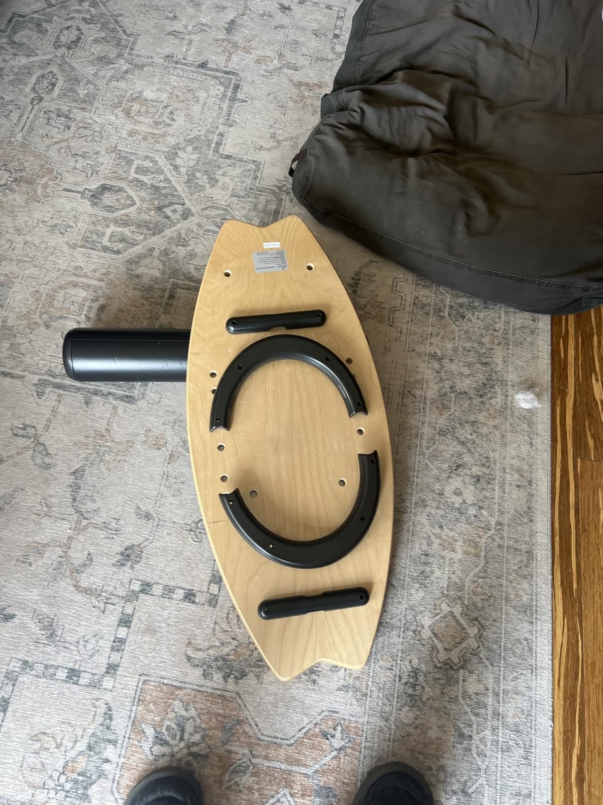 Sportneer Balance Board - 7 Modes Wobble Board with Adjustable Stoppers - Exercise Balancing Stability Trainer for Improve Balance, Surf Trainer & Physical Therapy - Roller and 2.8'' Ball Included customer photo 2