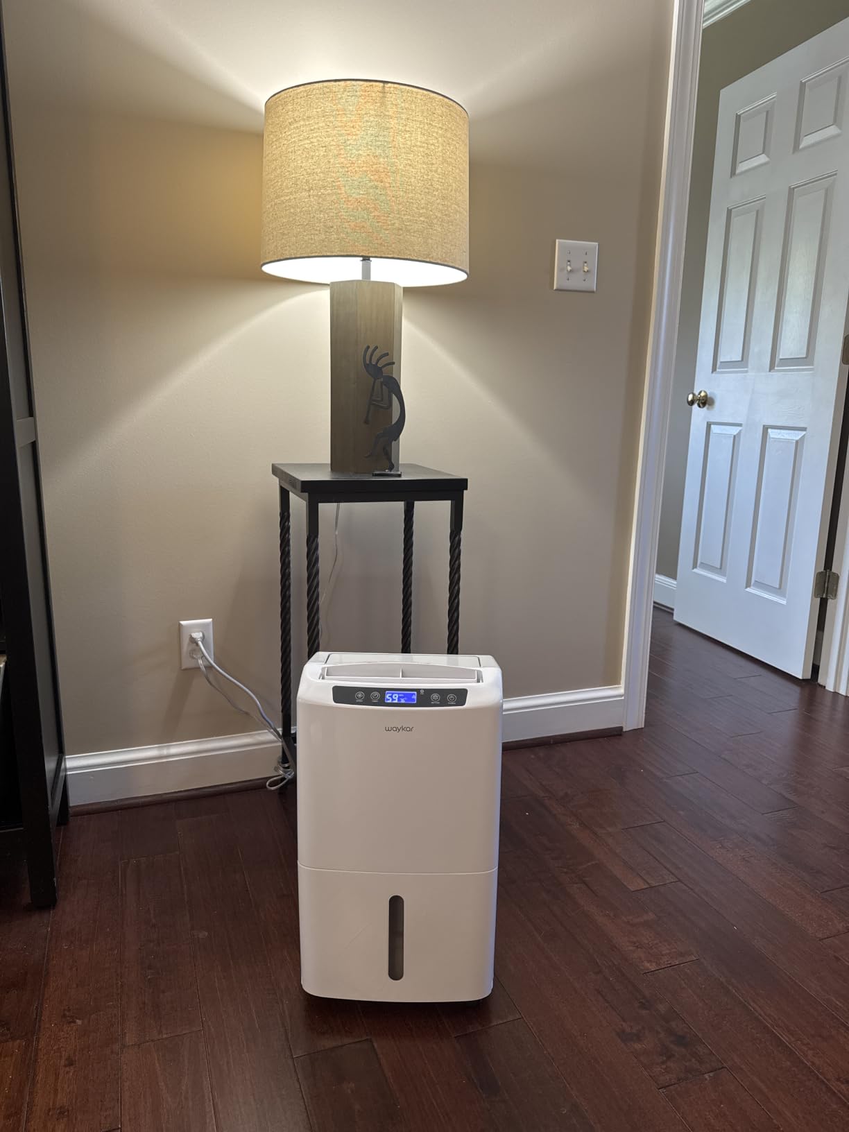 Waykar 80 Pints 5000 Sq. Ft 2025 Energy Star Dehumidifier for Basement | 90° Auto Swing, 30%-80% Humidity Control for home, Continuous drainage support, Whole-House Dehumidification, Auto-defrost customer photo 2