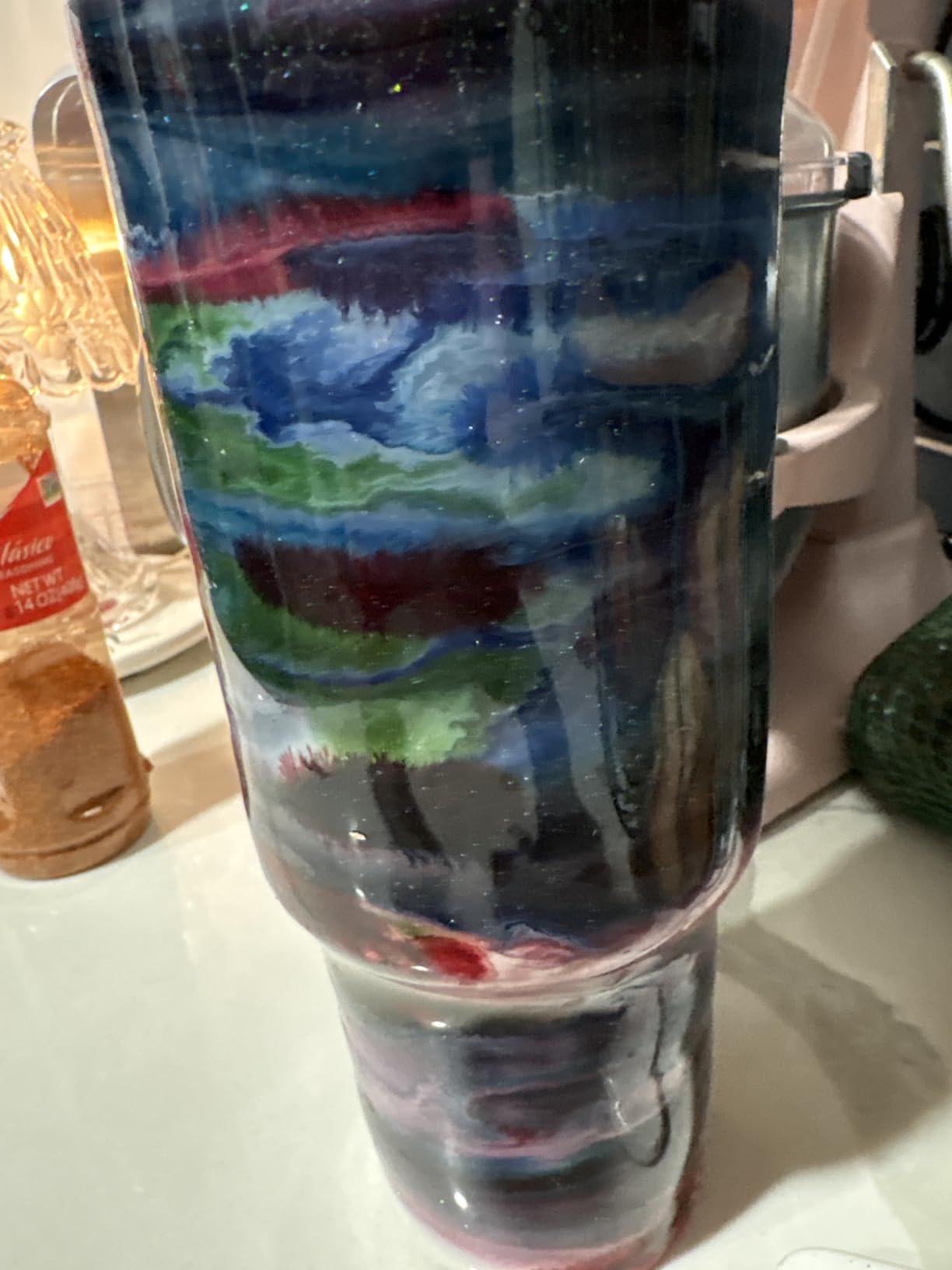 Epoxy Resin 64OZ - Crystal Clear Epoxy Resin Kit - No Yellowing No Bubble Art Resina Casting Resins for Art Crafts, Jewelry Making, Wood & Molds(32OZ x 2) customer photo 1