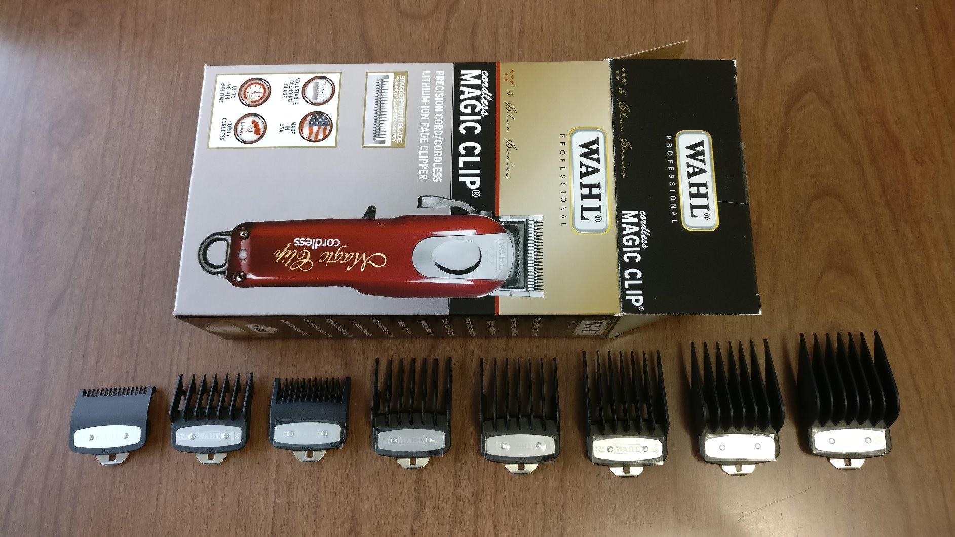 Wahl Professional 5 Star Magic Clip Cordless Clipper, Stagger-Tooth Blade | Seamless Blends & Fades with 100+ Min Lithium-Ion Runtime, Includes 8 Cutting Guides, Oil & Cleaning Brush customer photo 1