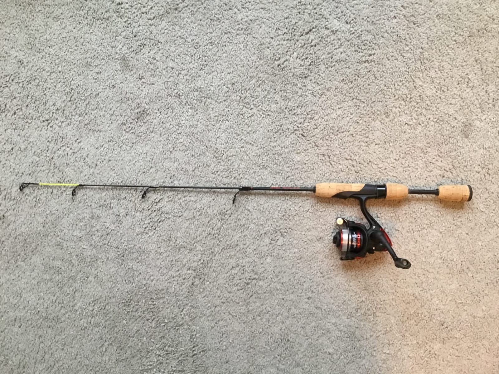 Aventik Ultralight Ice Fishing Rod and Reel Combo 26/28/30/32 inch Medium Light Fast Action Multi-Species Ice Fishing Combos for Walleye Perch Panfish customer photo 2