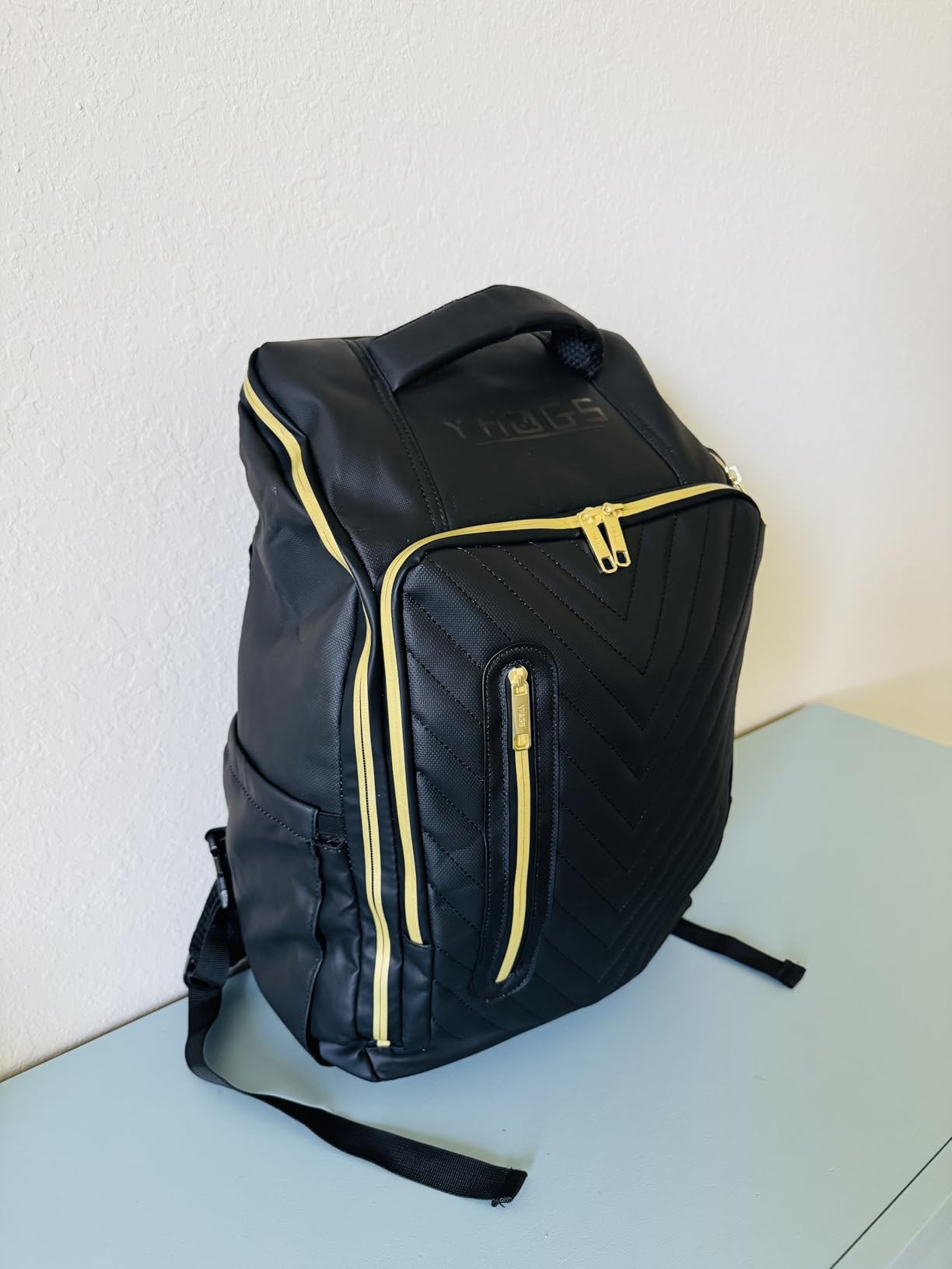 Rolling Backpack with Wheels, Waterproof Wheeled Backpack with USB Ports for Men Women, 15.6 Inch Travel Laptop Backpack with Wheels for Adults, Roller Carry-On Luggage Bag for Business Work customer photo 1