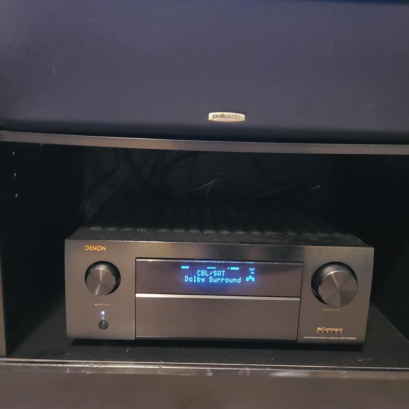 Denon AVR-X4800H 9.4 Ch Home Theater AV Receiver, 8K UHD, 125W x 9 customer photo 1