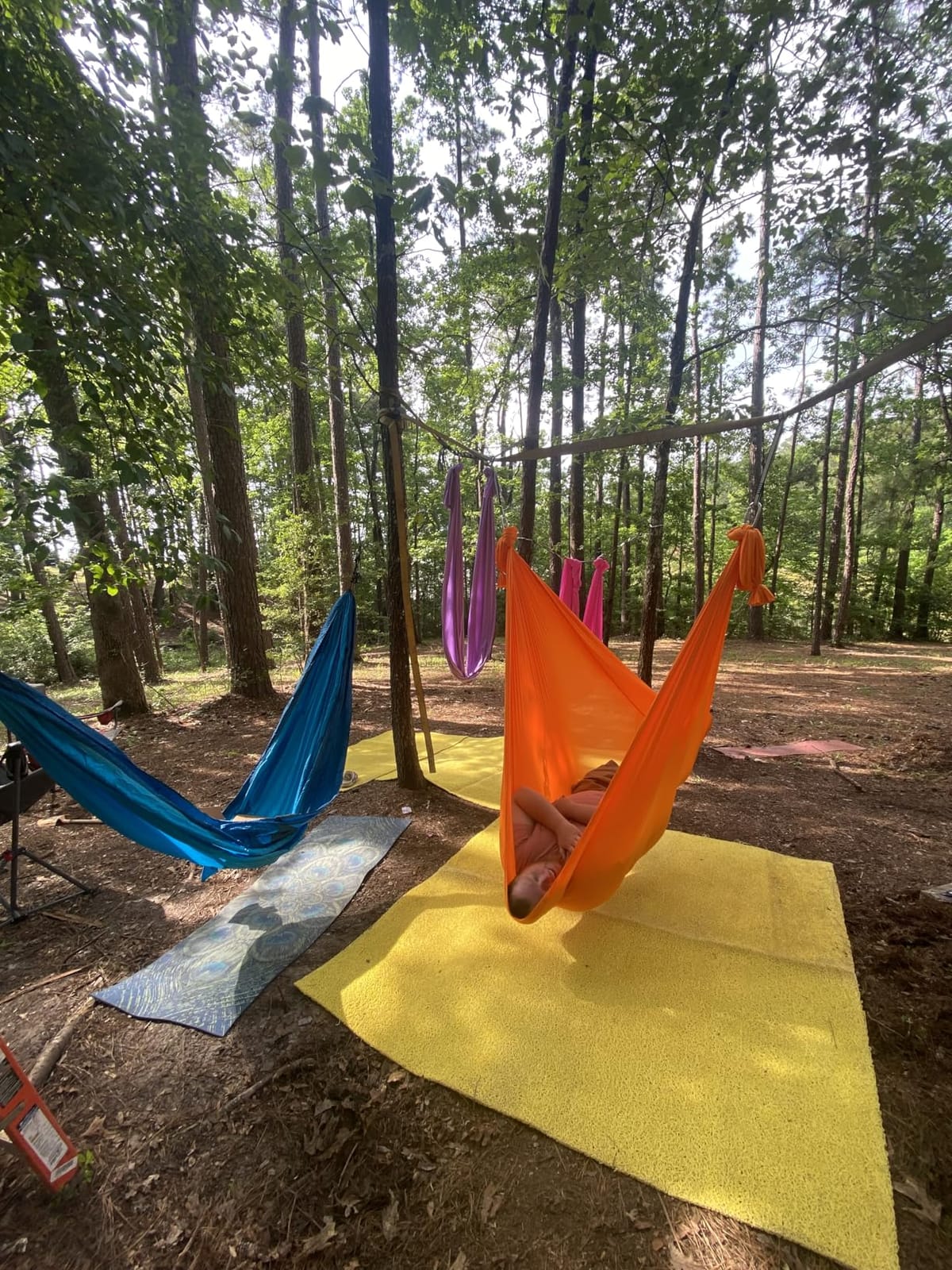Yes4All Aerial Yoga Hammock 5.5 Yards, 198 Inches Height Aerial Silks, Yoga Trapeze Increasing Strength, Flexibility and Balance customer photo 1
