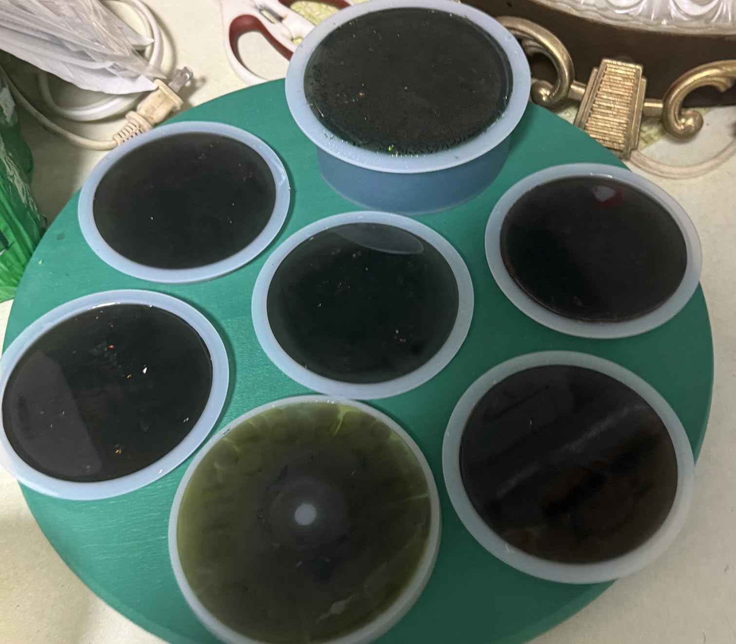 LET'S RESIN 18 Pcs Coaster Resin Molds Silicone, Coaster Molds with Round Square Octagon Shape Holder Molds for Epoxy Resin, DIY Art Craft Cup Mats customer photo 2