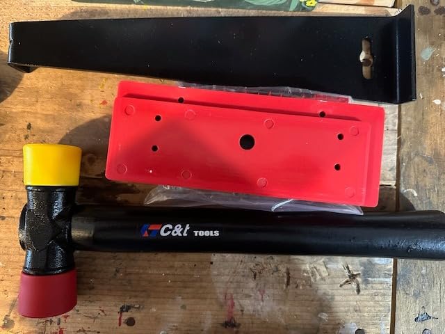 C&T 12.2In Pull Bar for Vinyl Plank Flooring, Heavy Duty Laminate Wood Flooring Installation Set, Black customer photo 1