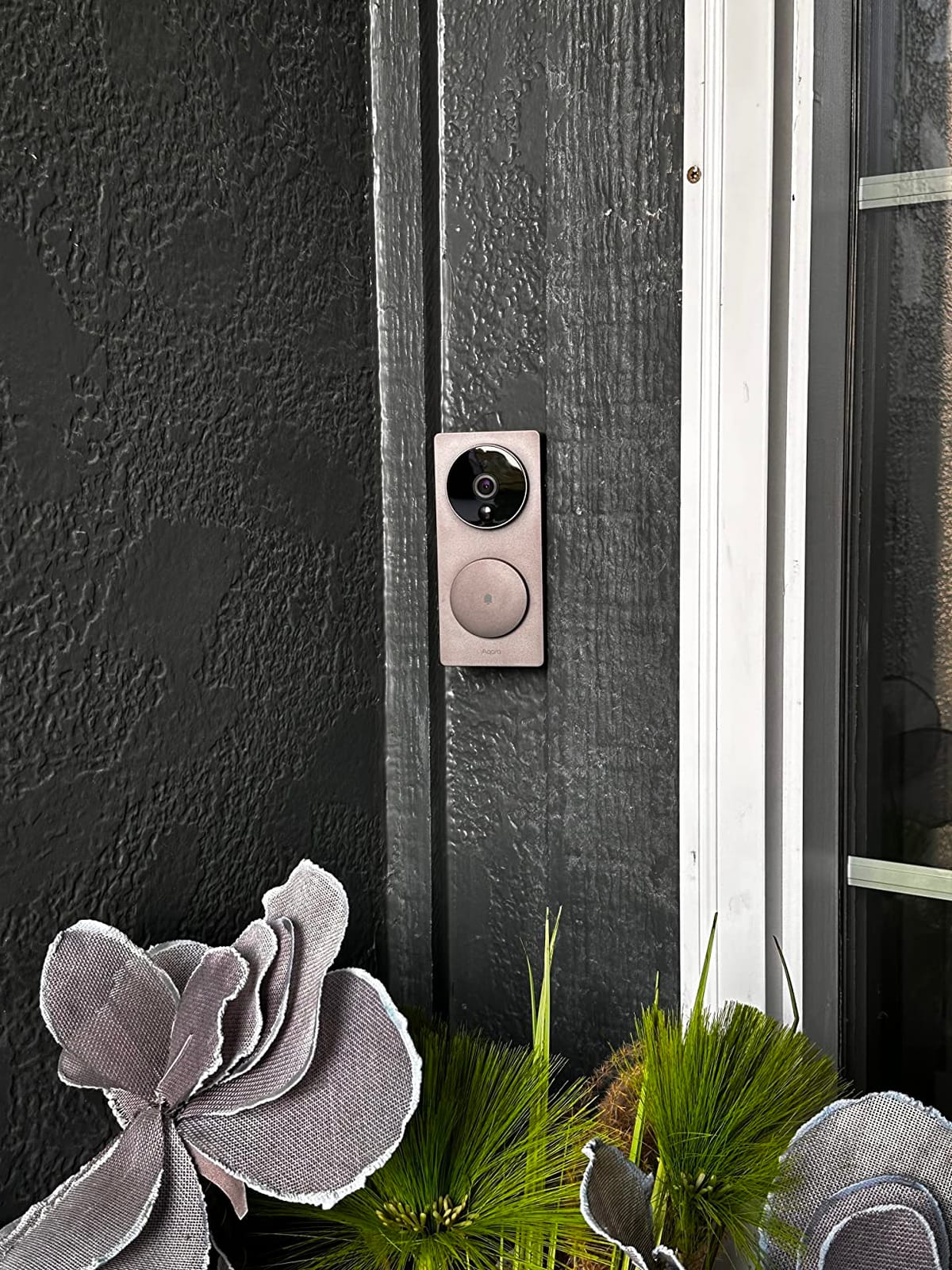 Aqara Video Doorbell G4 with Chime, 1080p FHD HomeKit Secure Video,Gray | 1080p FHD Doorbell Camera, Local Face Recognition and Automations, Wireless or Wired, Supports Apple Home, Alexa,Google,IFTTT customer photo 1