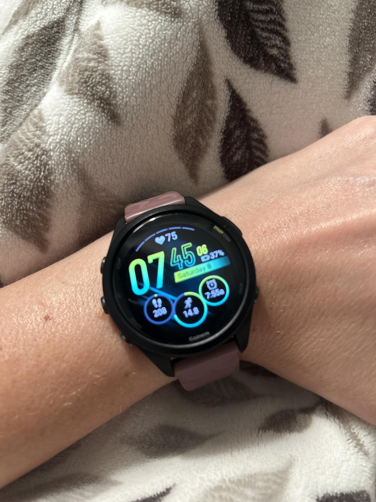 Garmin Forerunner 265S, Running Smartwatch, 42mm, Black/Amp Yellow | Advanced Training Metrics & Recovery Insights, Music On Your Wrist, Garmin Coach, Daily Suggested Workouts customer photo 2