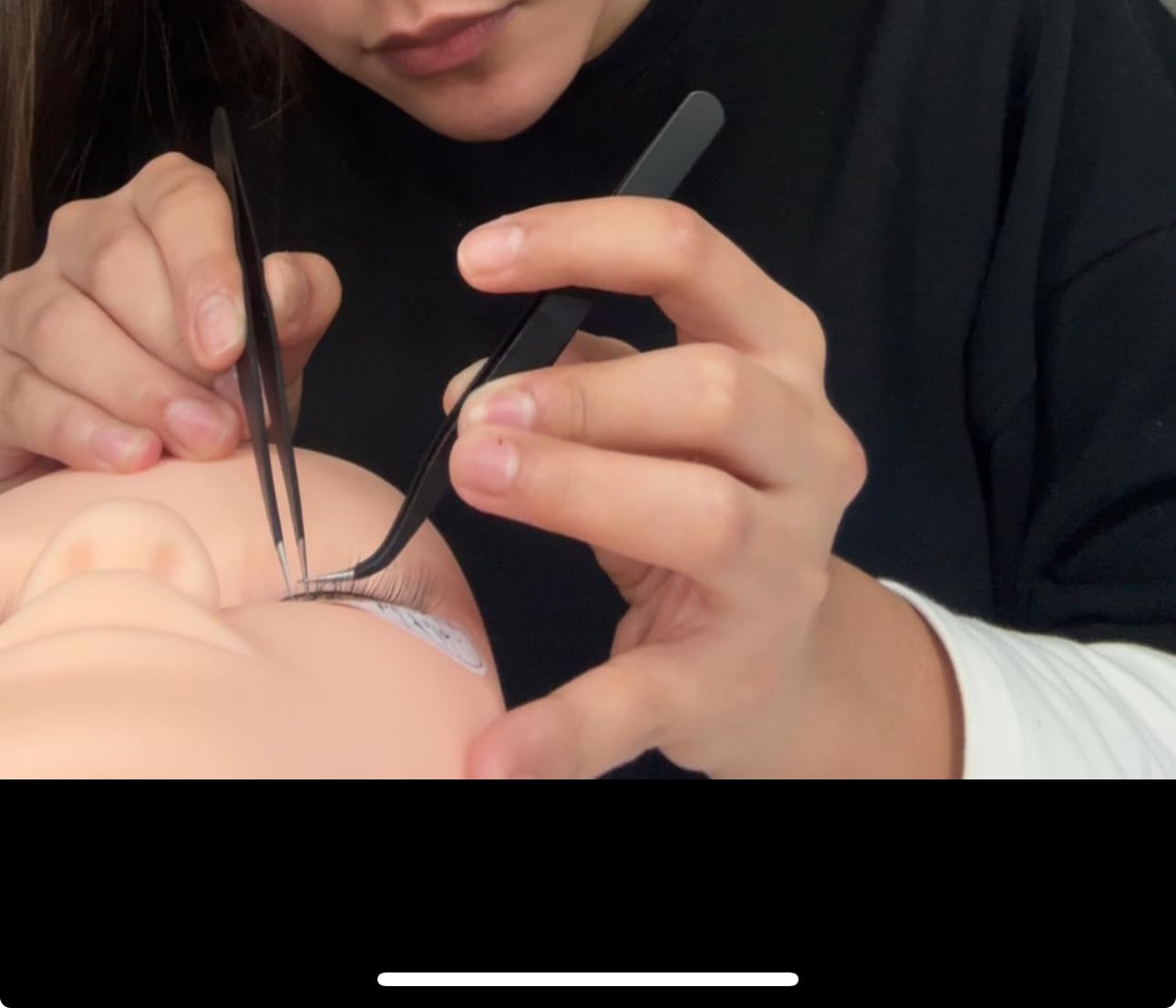 Eye Lash Extension Kit for Practice, 345 PCS Lash Kits with Replaced Eyelids Mannequin Head, Individual Lashes, Lash Extension Glue Tools Everything for Eyelash Extension Beginners Training Makeup customer photo 1