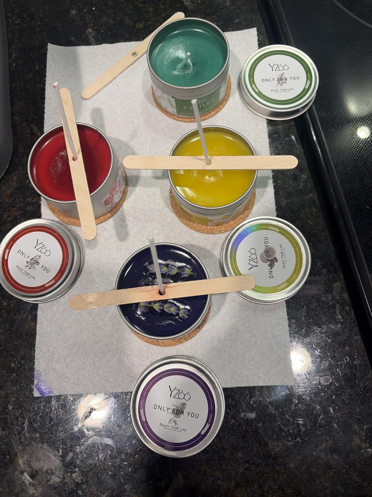 Complete Candle Making Kits for Adults Beginners, DIY Candle Making Supplies Include Soy Wax, Wax Melter, Scents, Dyes, Wicks, Wicks Sticker, Candle Tins & More - Full Candle Maker Set customer photo 1