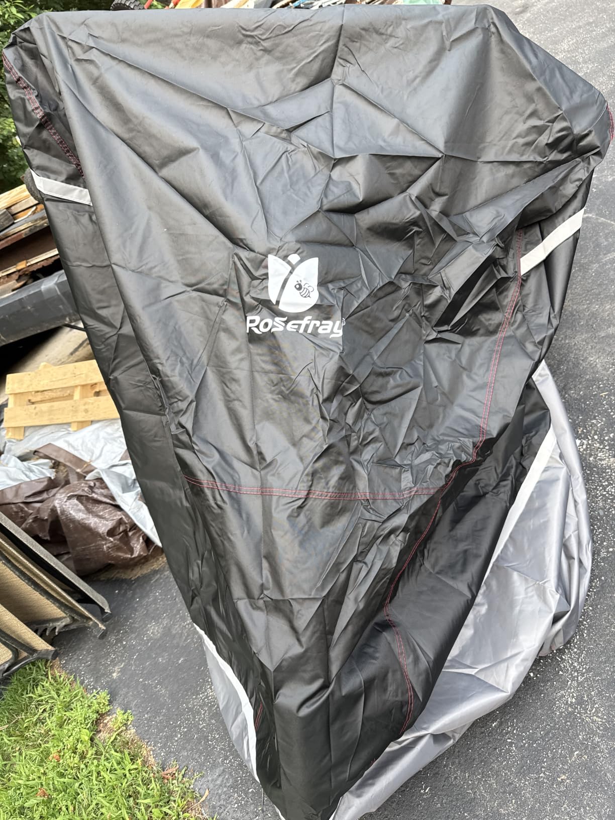 Motorcycle Cover 600D Heavy Duty All Season Universal Weather Waterproof Sun Outdoor Protection Durable Night Reflective& 96