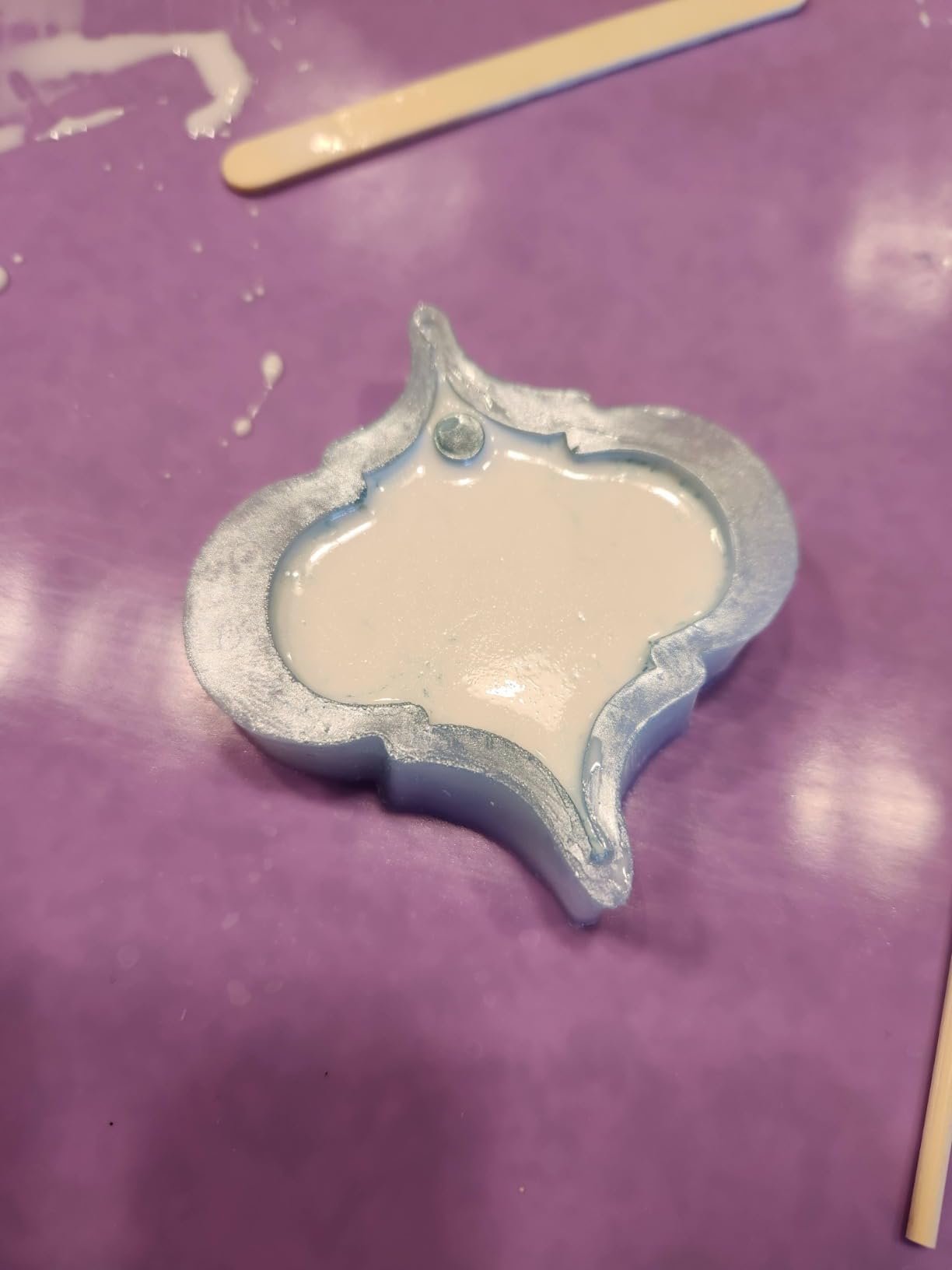 LET'S RESIN Polyurethane Resin, 60oz Fast Cured Resin Within 10 Minutes, 2 Part Casting Resin, Low Viscosity and Low Odor Pourable Liquid Plastic for Casting Models, Prototypes and Resin Craft customer photo 1