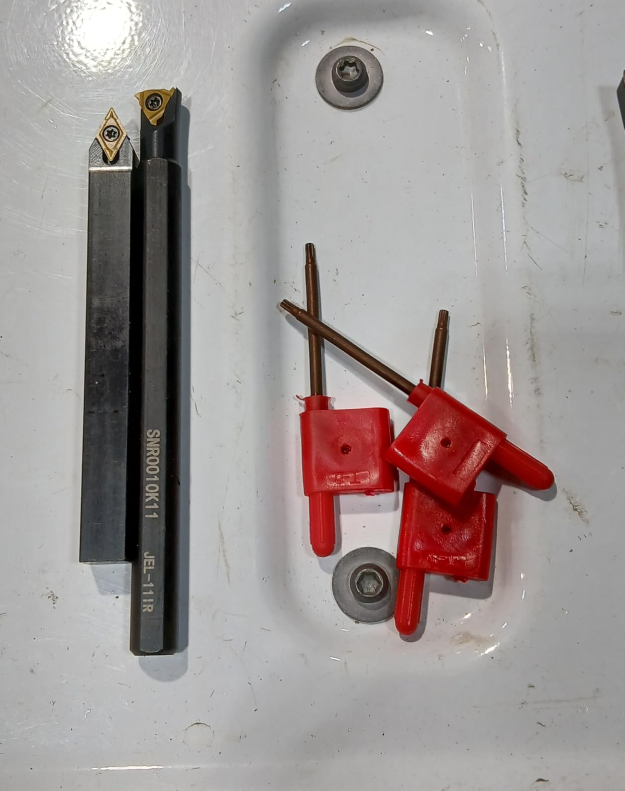 Indexable Lathe Turning Tool 21Pcs Kit 3/8