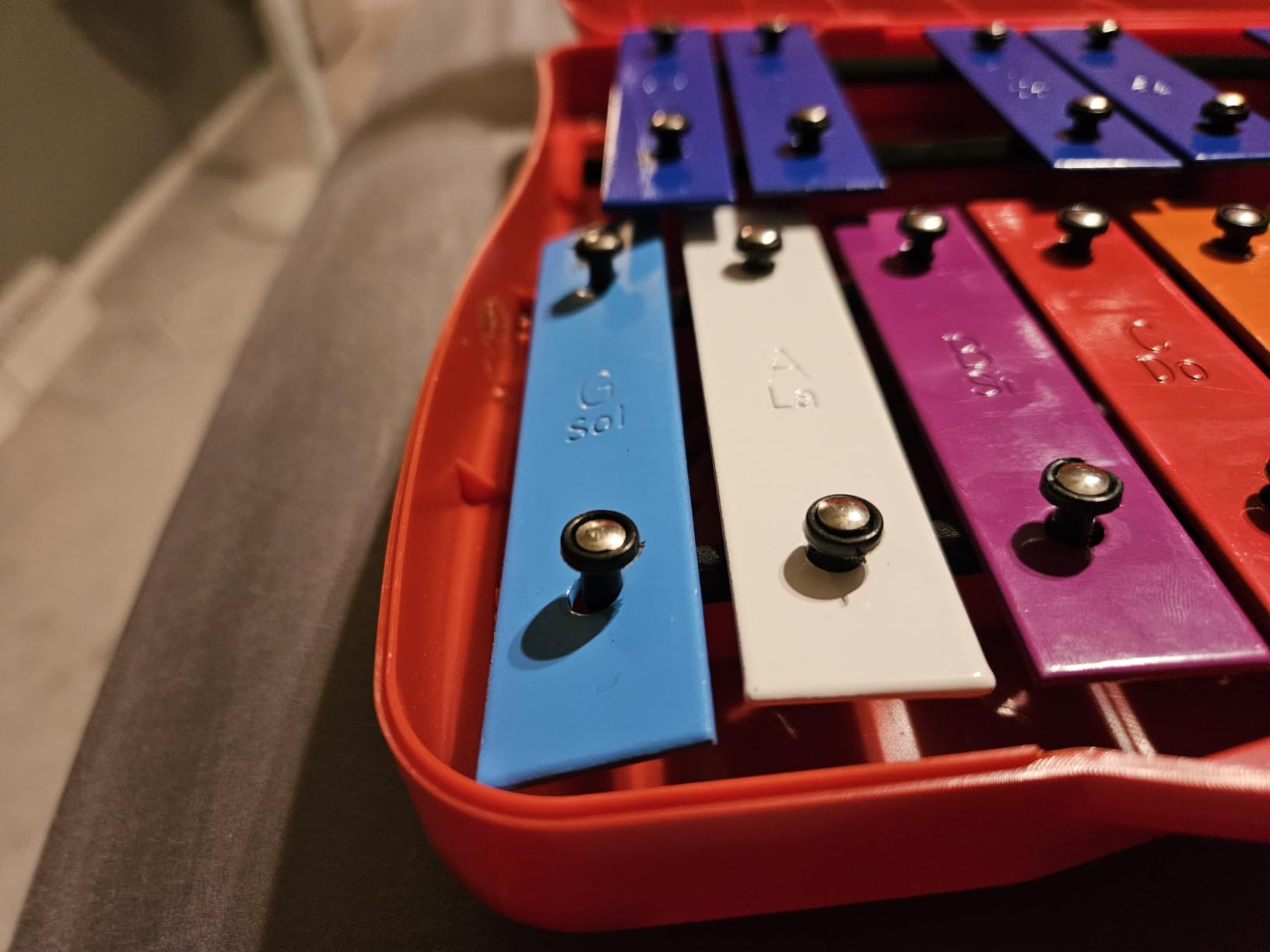 Soulmate 25 Note Xylophone for kids Colorful Musical Toy Metal Keys, Professional Xylophone Glockenspiel Instrument with case and Two Safe Mallets for Beginners, Music Teaching, Gifts(Black) customer photo 1