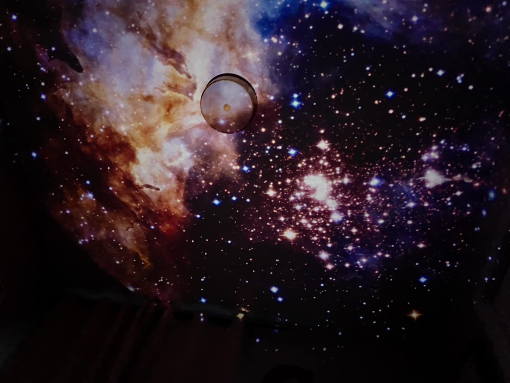 POCOCO Galaxy Star Projector for Bedroom with Replaceable Optical Film Discs, Home Planetarium Night Light Projector with High-Definition Soft Light for Relax, Study, and Meditate, Stress Relief Gifts customer photo 2