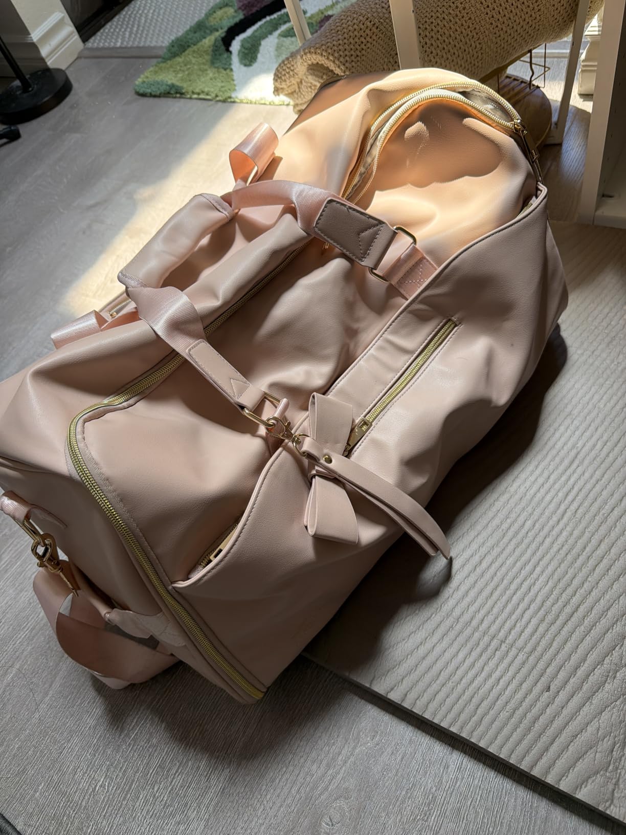 45L Garment Bags for Travel,Carry on Convertible Suit Bag Travel | 3 in 1 Durable Converted Backpack for Men Women,Water Repellent,with Separate Shoe Compartment & Wet Pocket,Shoulder Strap customer photo 2