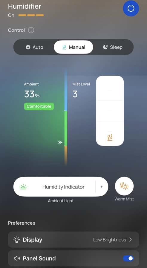 DREO 6L Smart Humidifiers for Bedroom, Warm & Cool Mist for Large Room | 60-Hour Quiet Runtime, 500ML/H Output, Smart Humidity Sensor, Indicator Light, App Control, Works with Alexa & Google, Silver customer photo 2