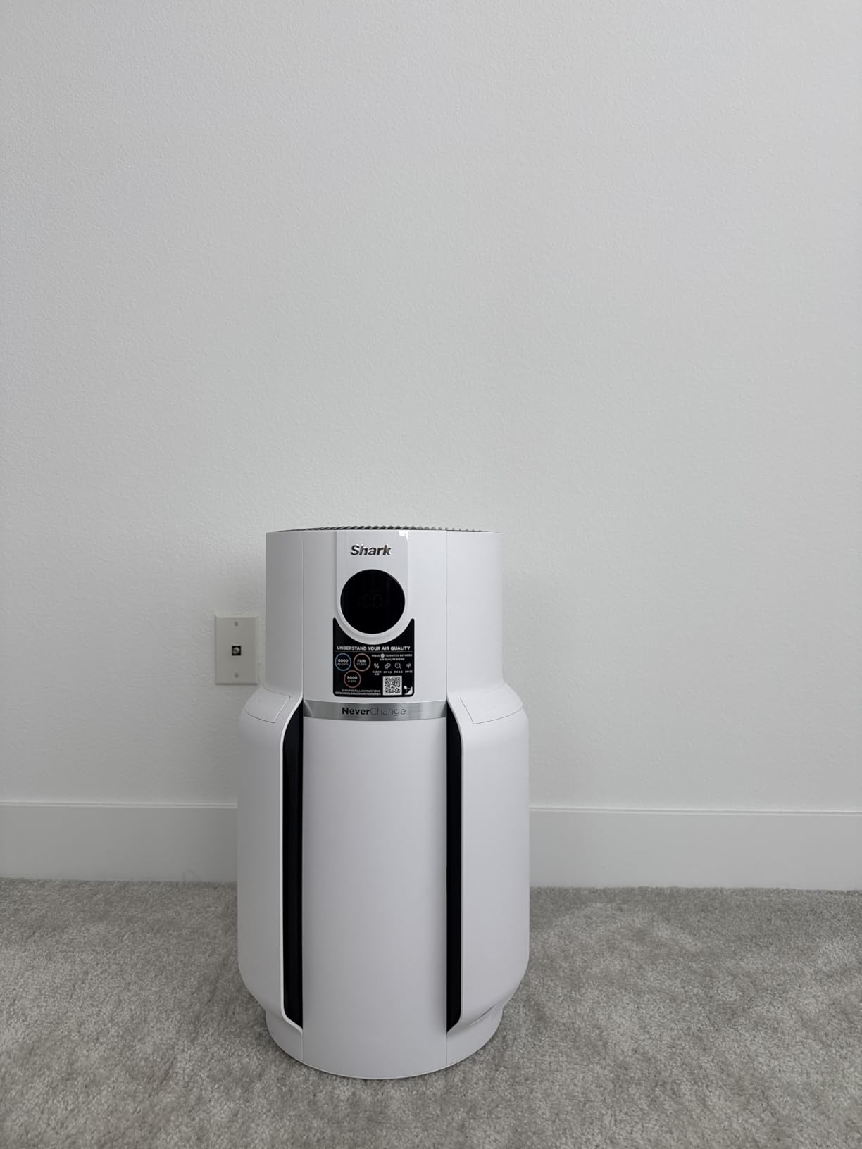 Shark NeverChange Air Purifier Max with Odor Neutralizer, HP302, Dove | 1,300 Sq. Ft. for Large Room, Kitchen, Office, HEPA-Exceeding Filter, Captures Pollutants, Pet Dander, Dust, Odor, and More customer photo 1