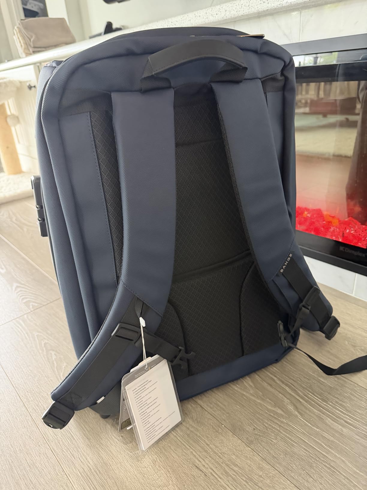 BANGE Men's Anti-Theft Backpack, Waterproof Fashion Travel Backpacks, High Tech Backpack with USB3.0 Charging Port, Business Laptop Backpack Fits 17.3 Inch Notebook customer photo 1