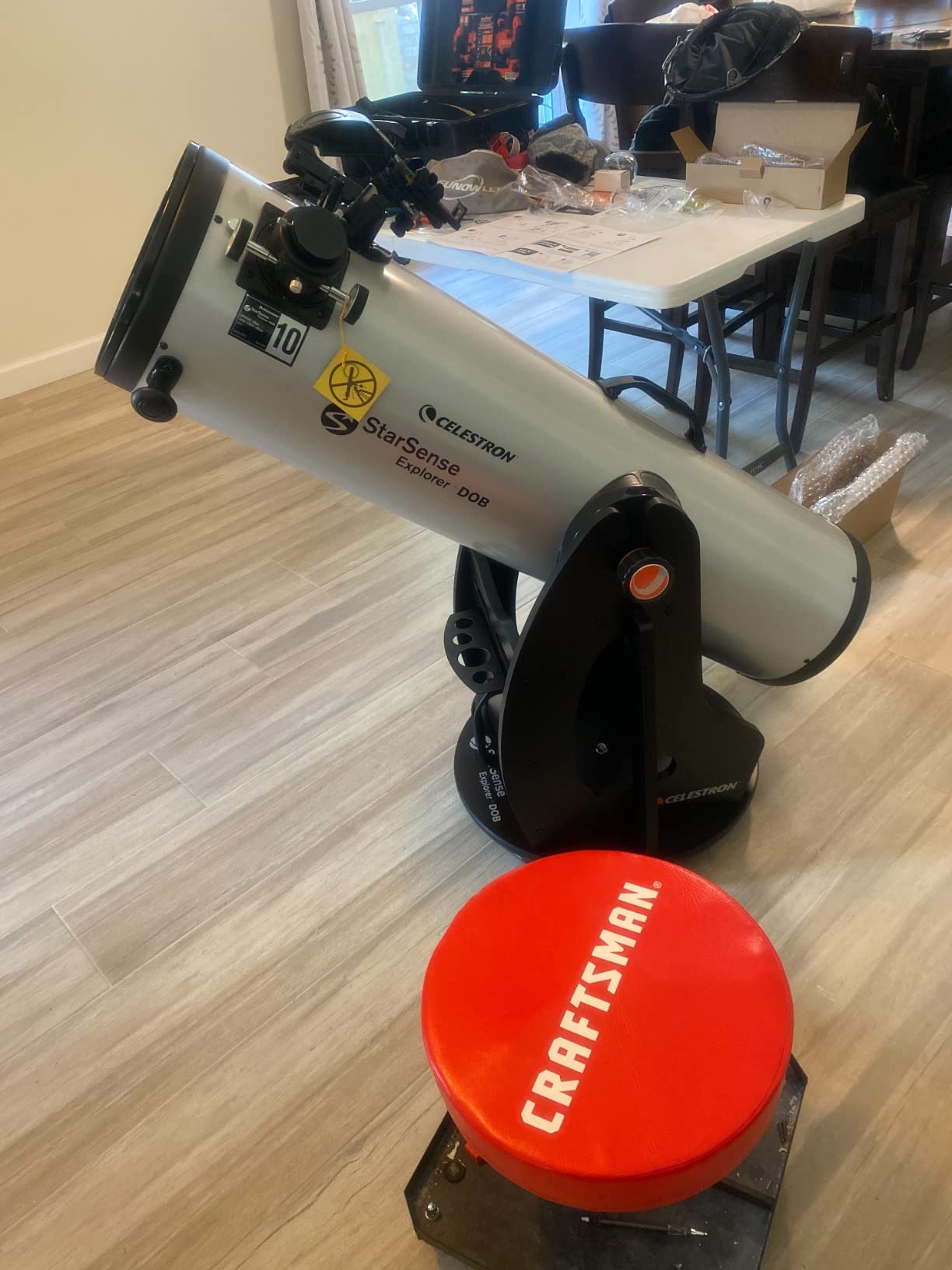 Celestron StarSense Explorer 12-inch App-Enabled Telescope - 305mm Dobsonian with Smartphone Dock & StarSense App - iPhone & Android Compatible - Easy-to-Use for Beginners customer photo 1