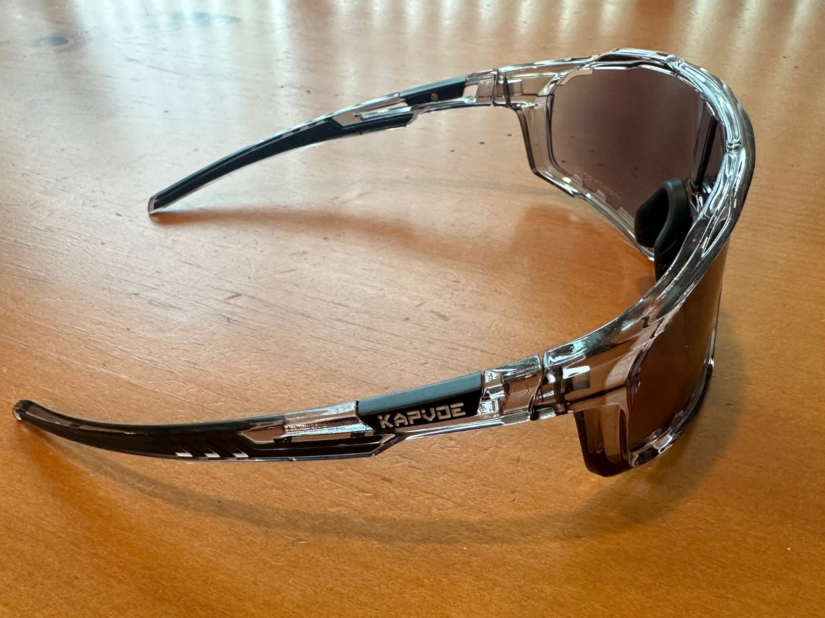 Photochromic Cycling Glasses for Men Women UV Protection XL Wrap Around customer photo 1